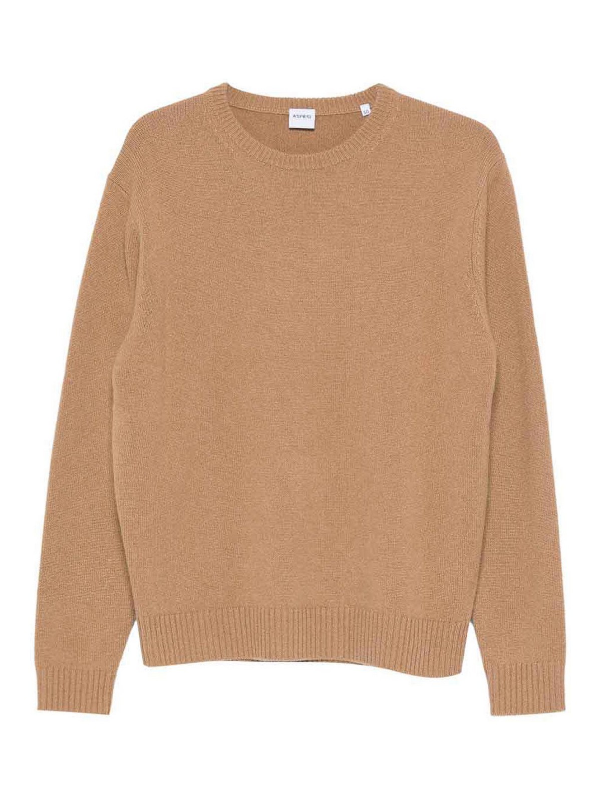 Aspesi Pull Col Rond - Bleu Foncé