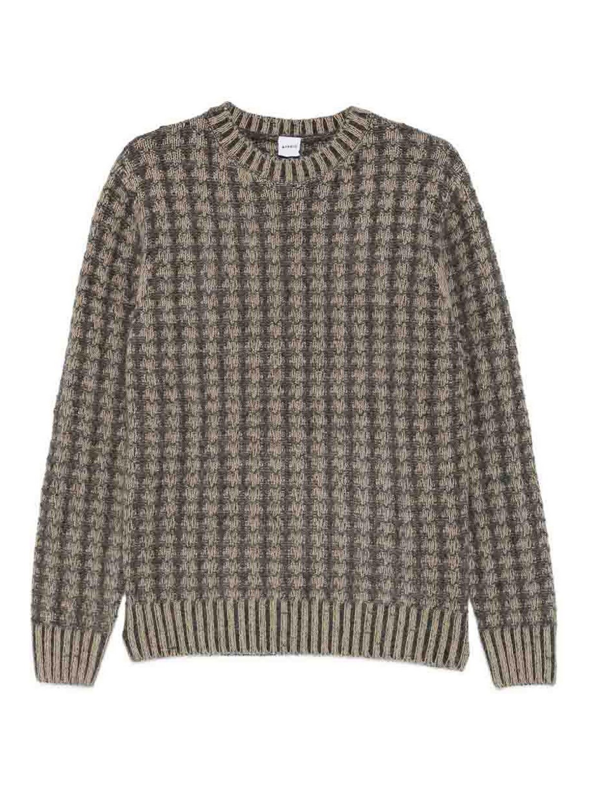 Aspesi Pull Col Rond - Gris