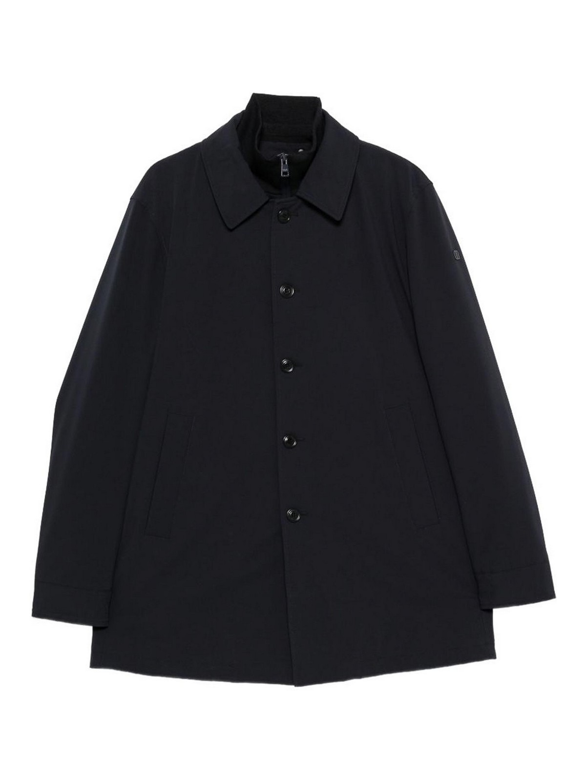 Duno Manteau Au Genou - Bleu Foncé