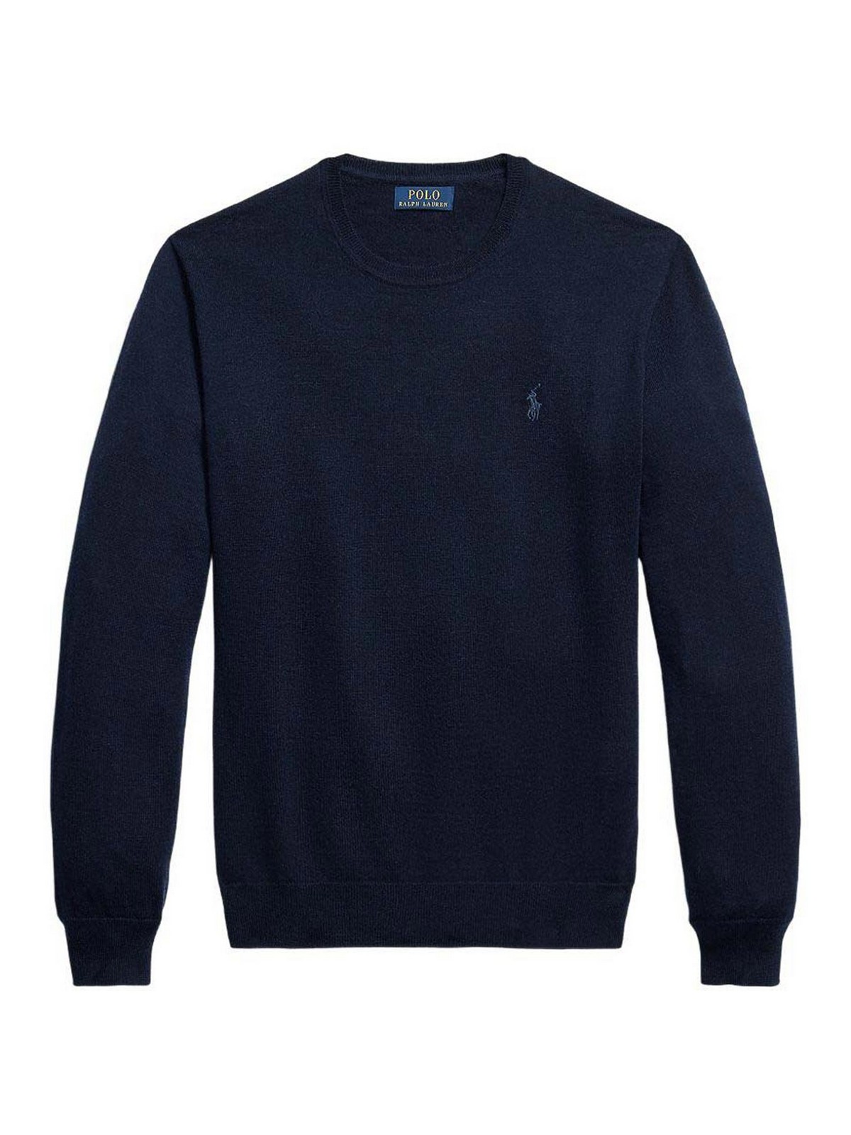 Polo Ralph Lauren Pull Col Rond - Bleu Foncé