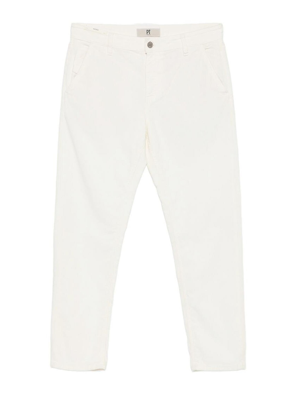 Pt Torino Pantalon Couturier - Blanc