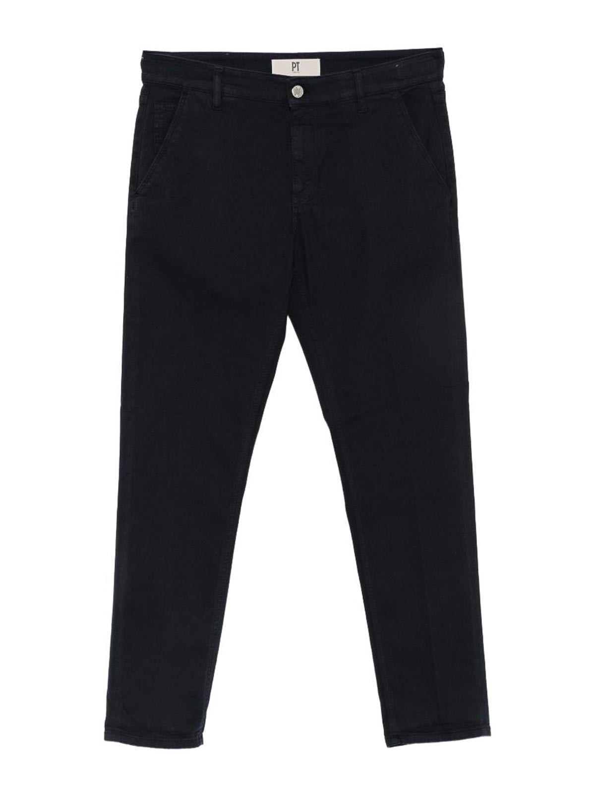 Pt Torino Pantalon Couturier - Bleu