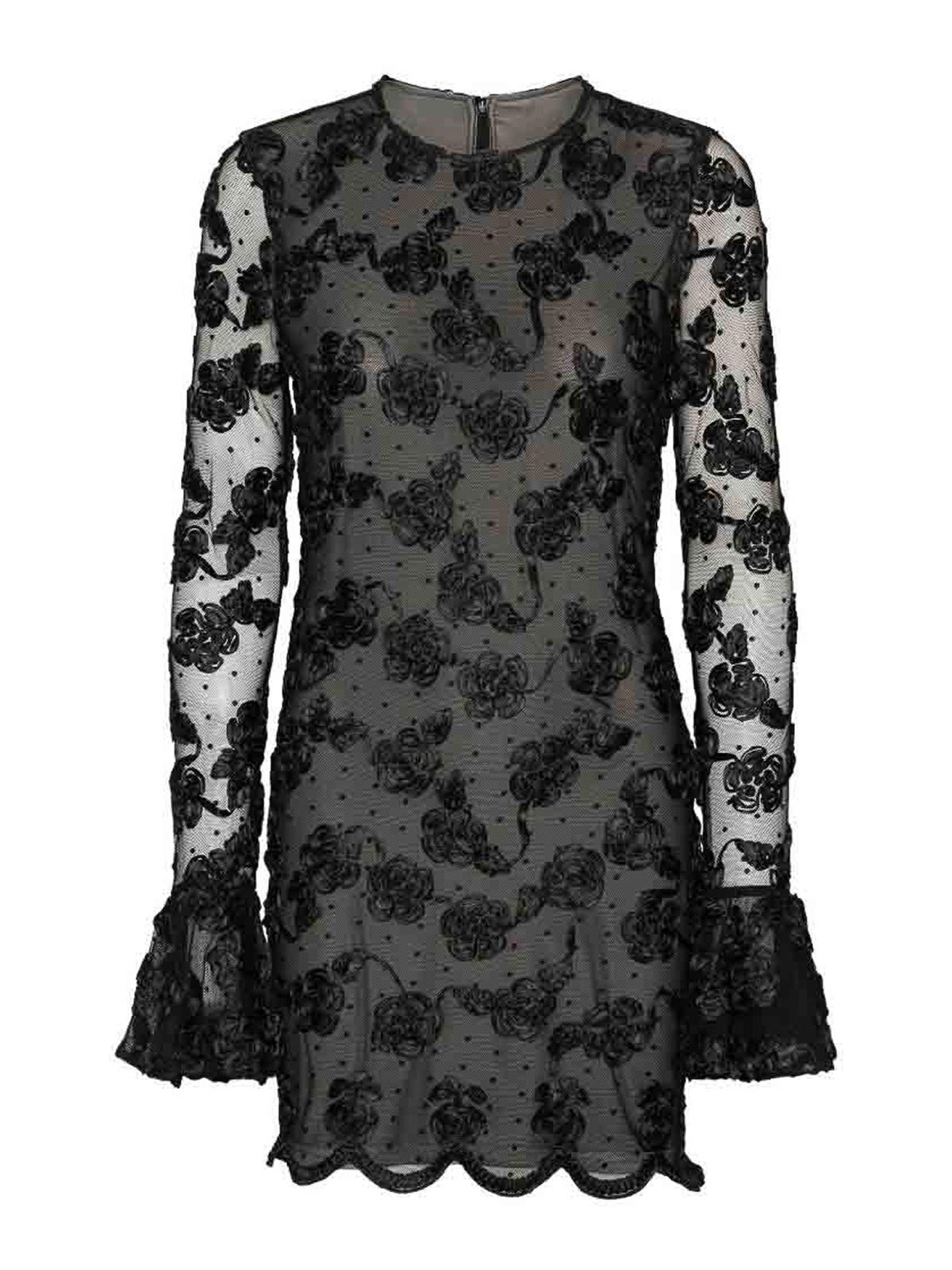 Rotate Birger Christensen Robe Courte - Noir