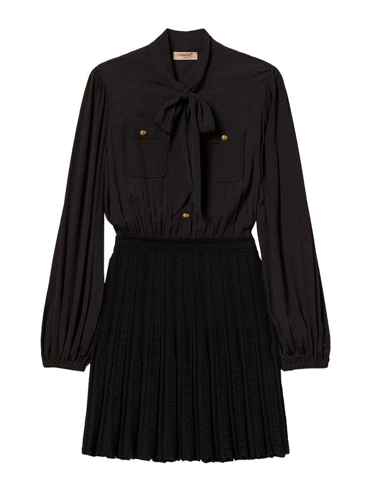 Twinset Robe Courte - Noir
