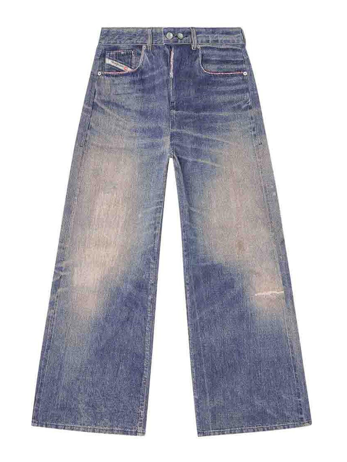 Diesel Jean Droit - Bleu