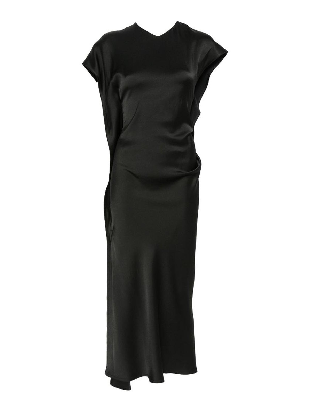 Victoria Beckham Robe Au Genou - Noir