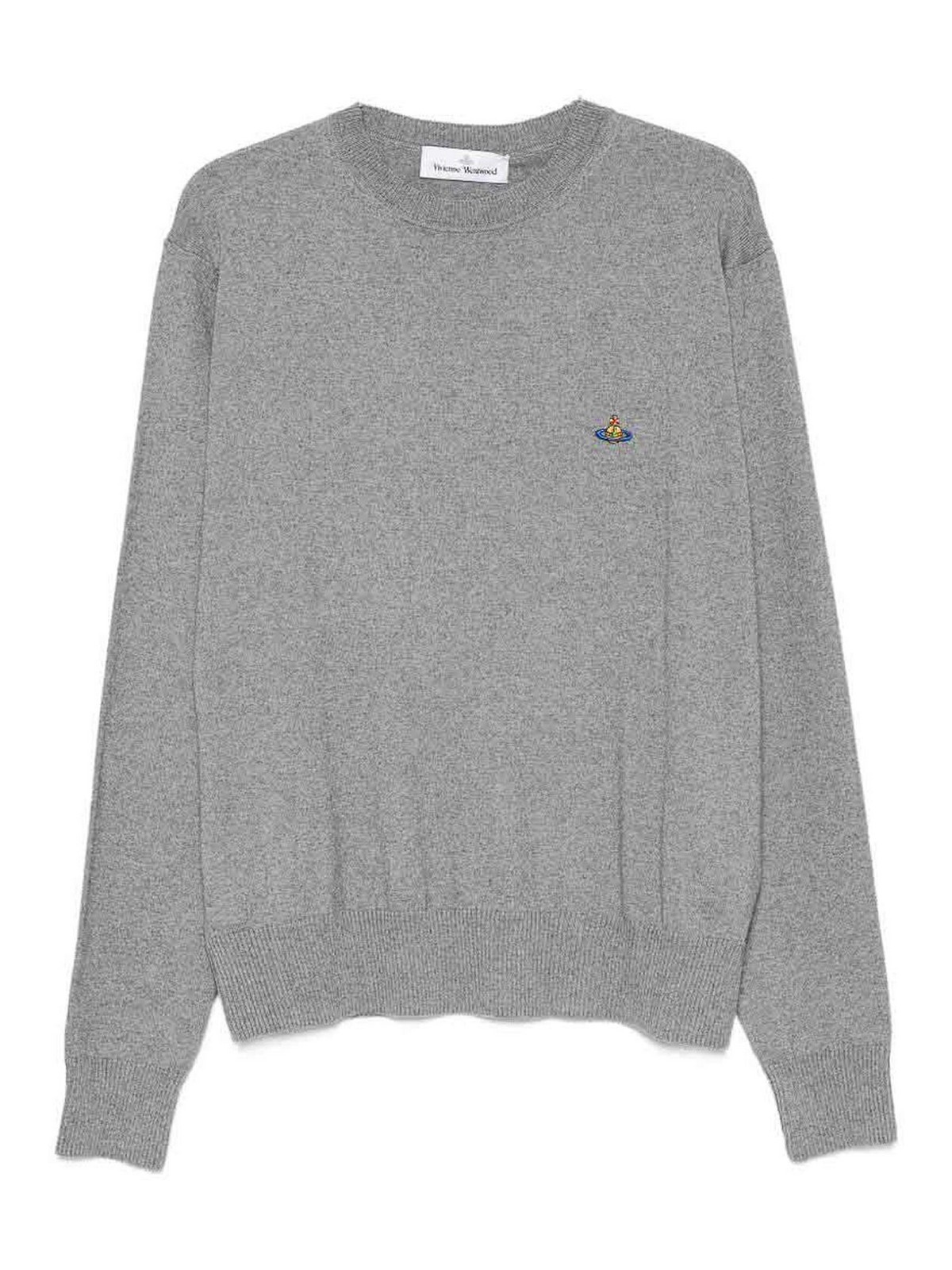 Vivienne Westwood Pull Col Rond - Gris