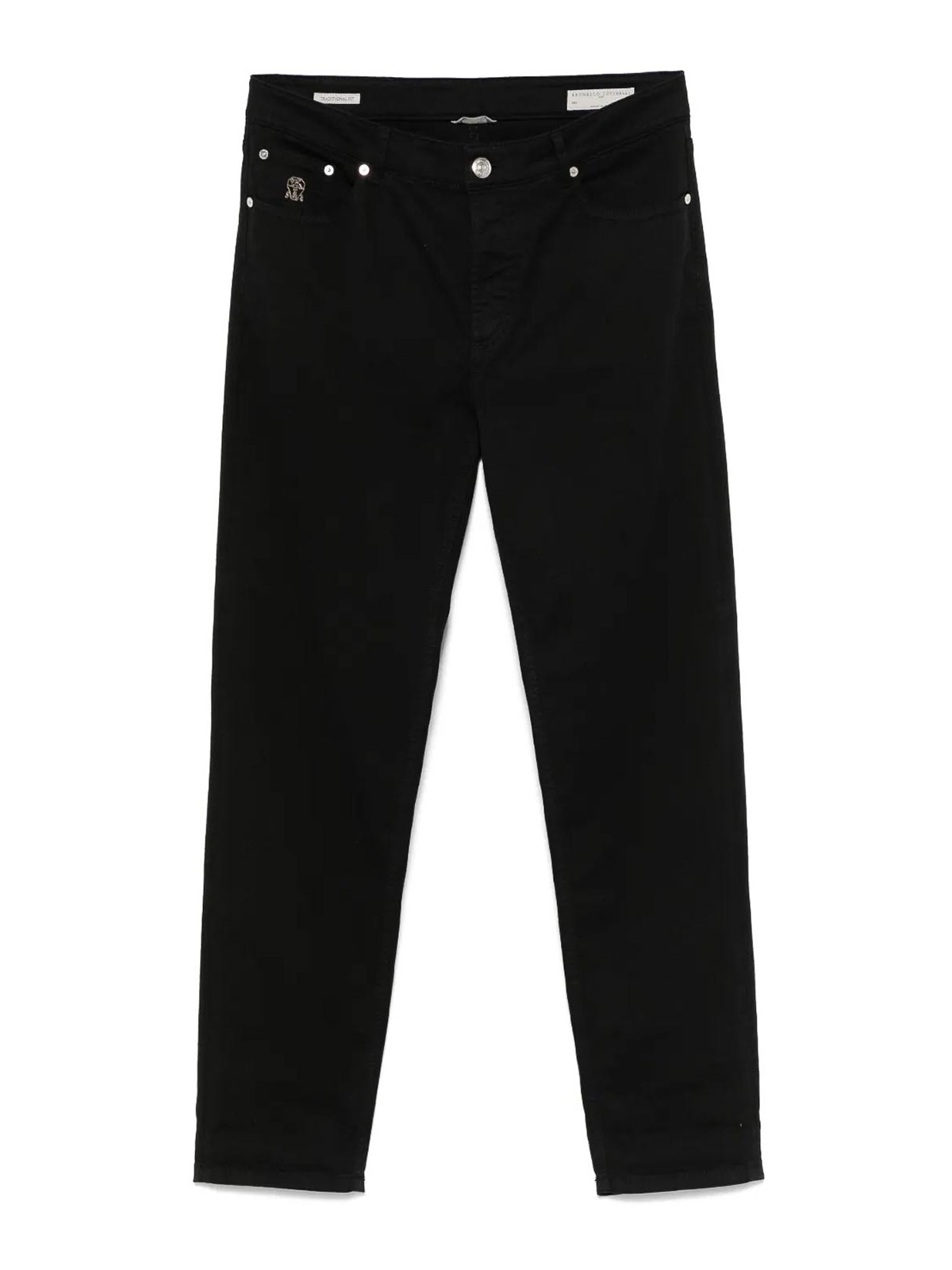 Brunello Cucinelli Jean Droit - Noir
