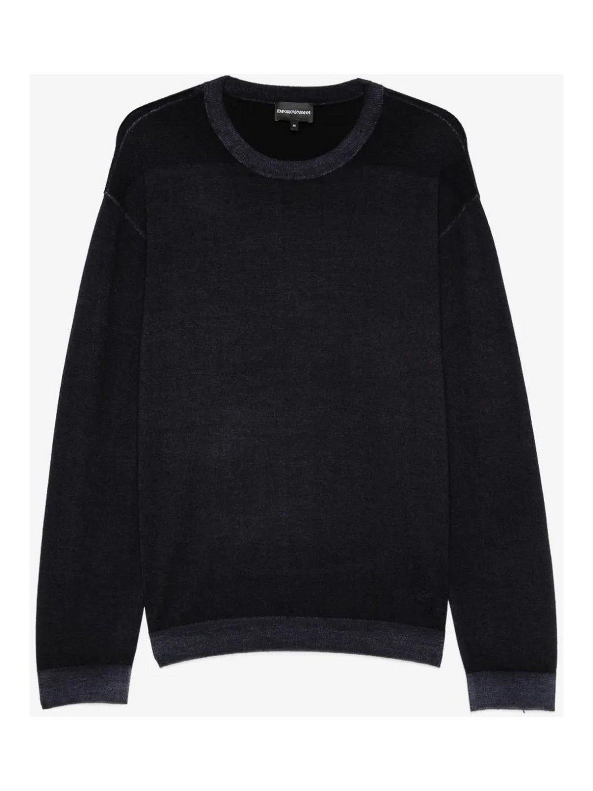 Emporio Armani Pull Col Rond - Bleu