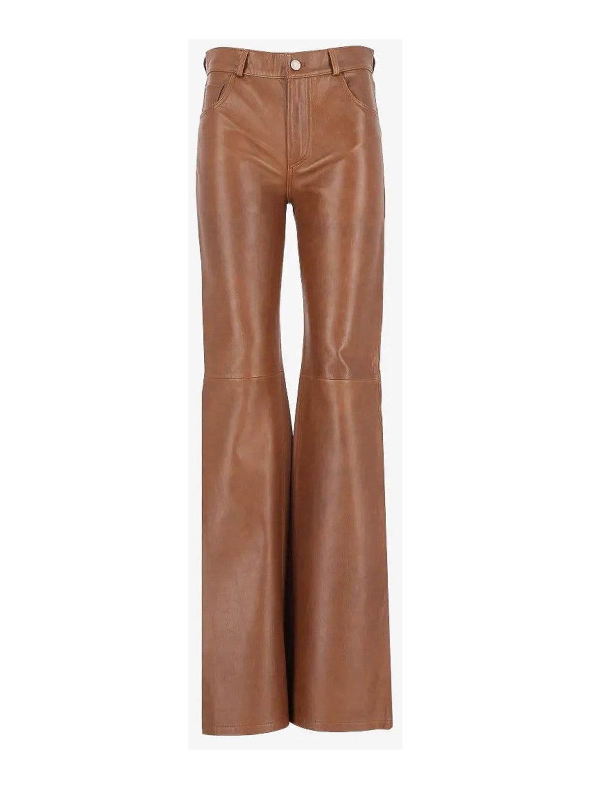 Haikure Pantalons En Cuir - Marron
