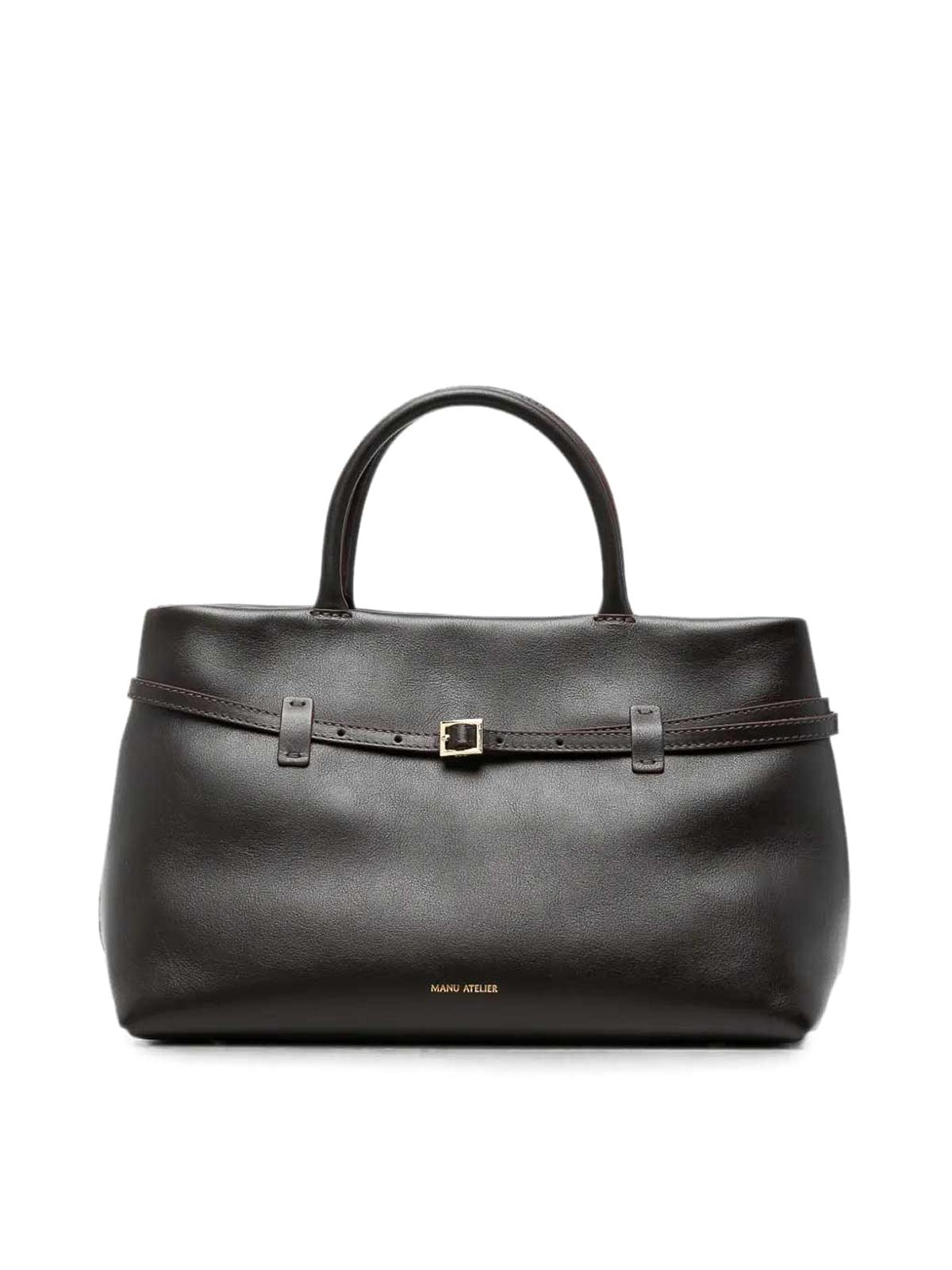 Manu Atelier Sac Porté Épaule - Marron