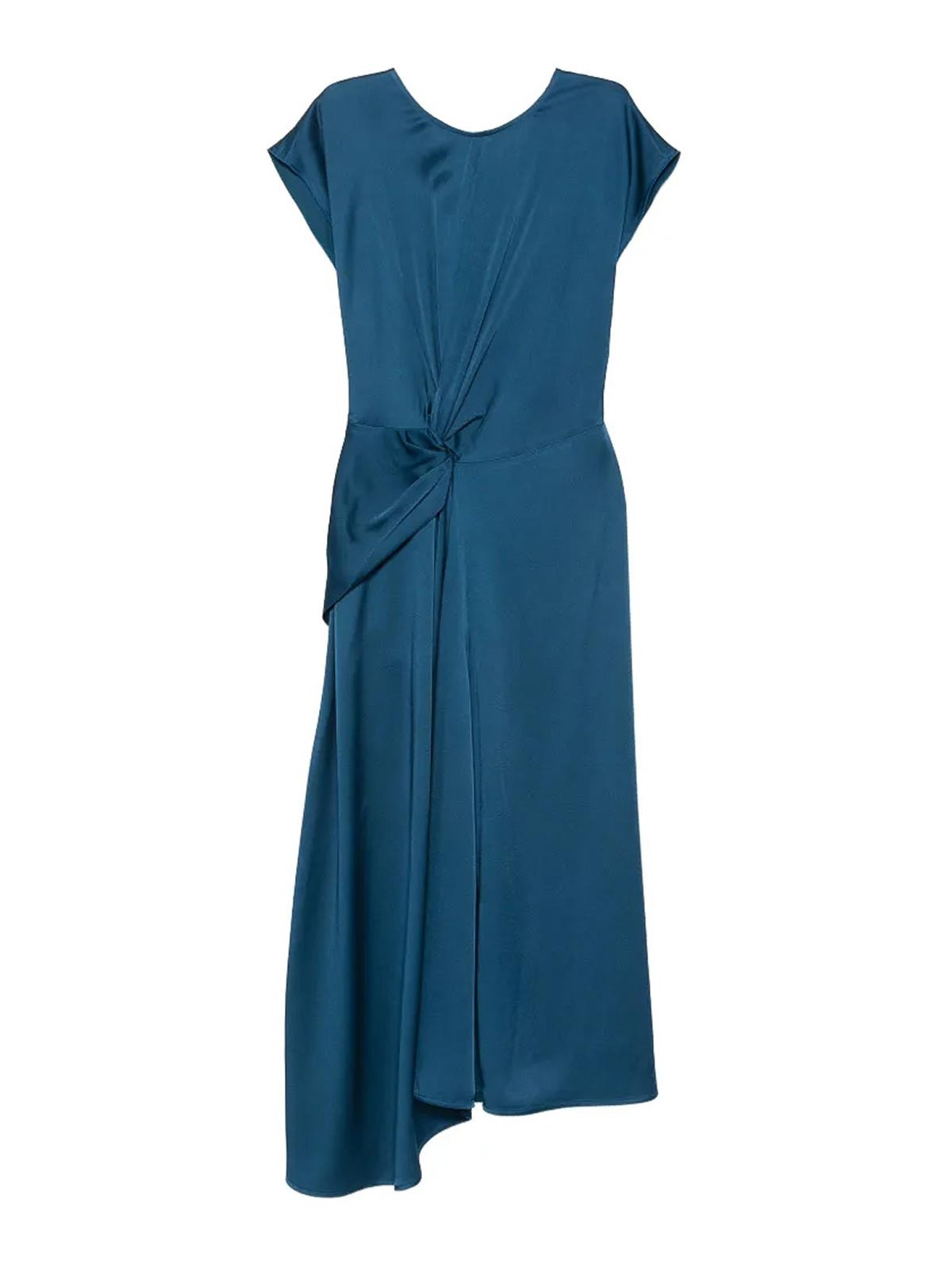 Victoria Beckham Robe Au Genou - Bleu