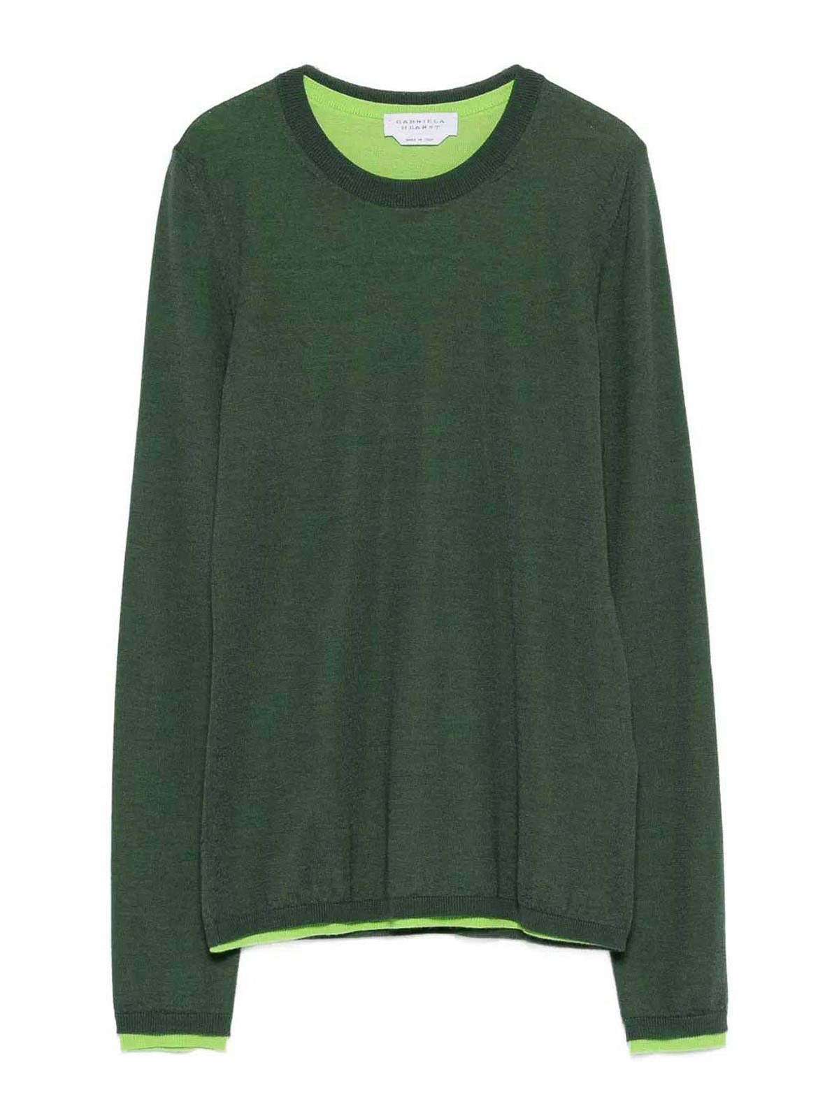 Gabriela Hearst Pull Col Rond - Vert