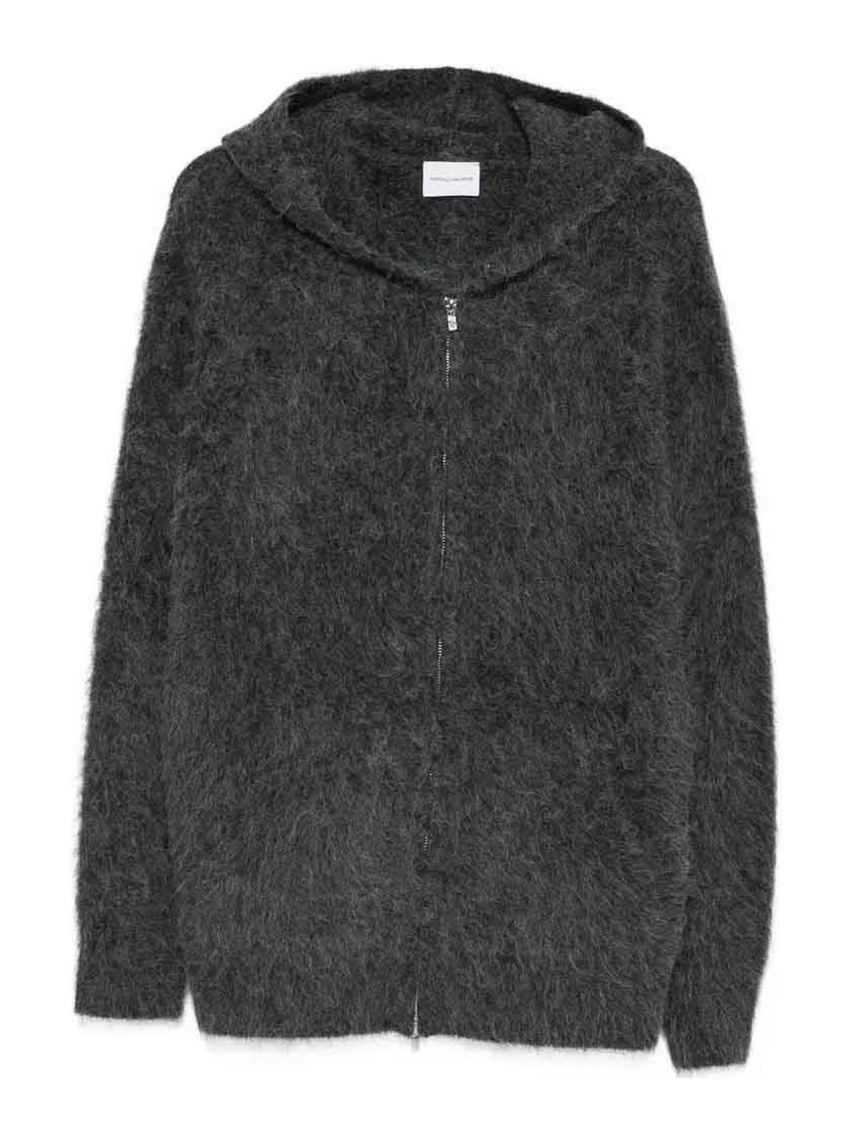 7 For All Mankind Pull Col Rond - Gris