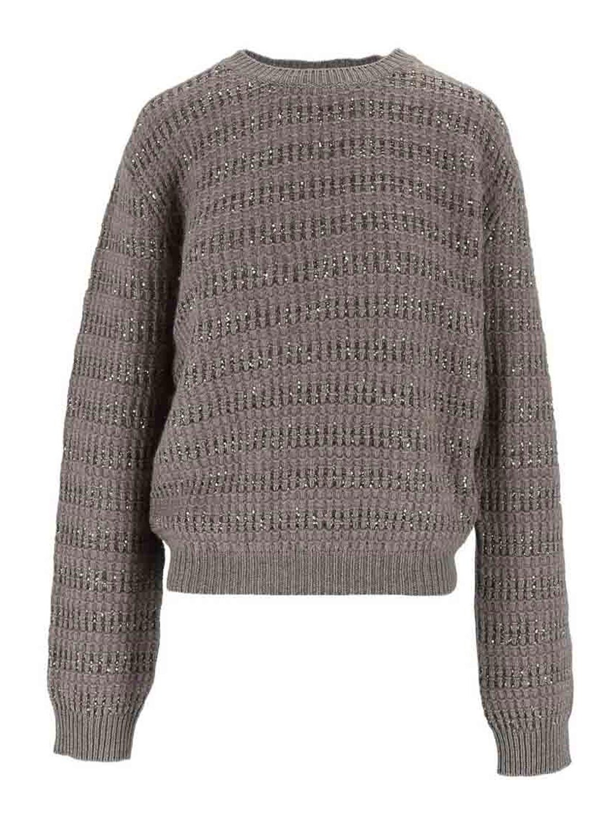 Fabiana Filippi Pull Col Rond - Beige