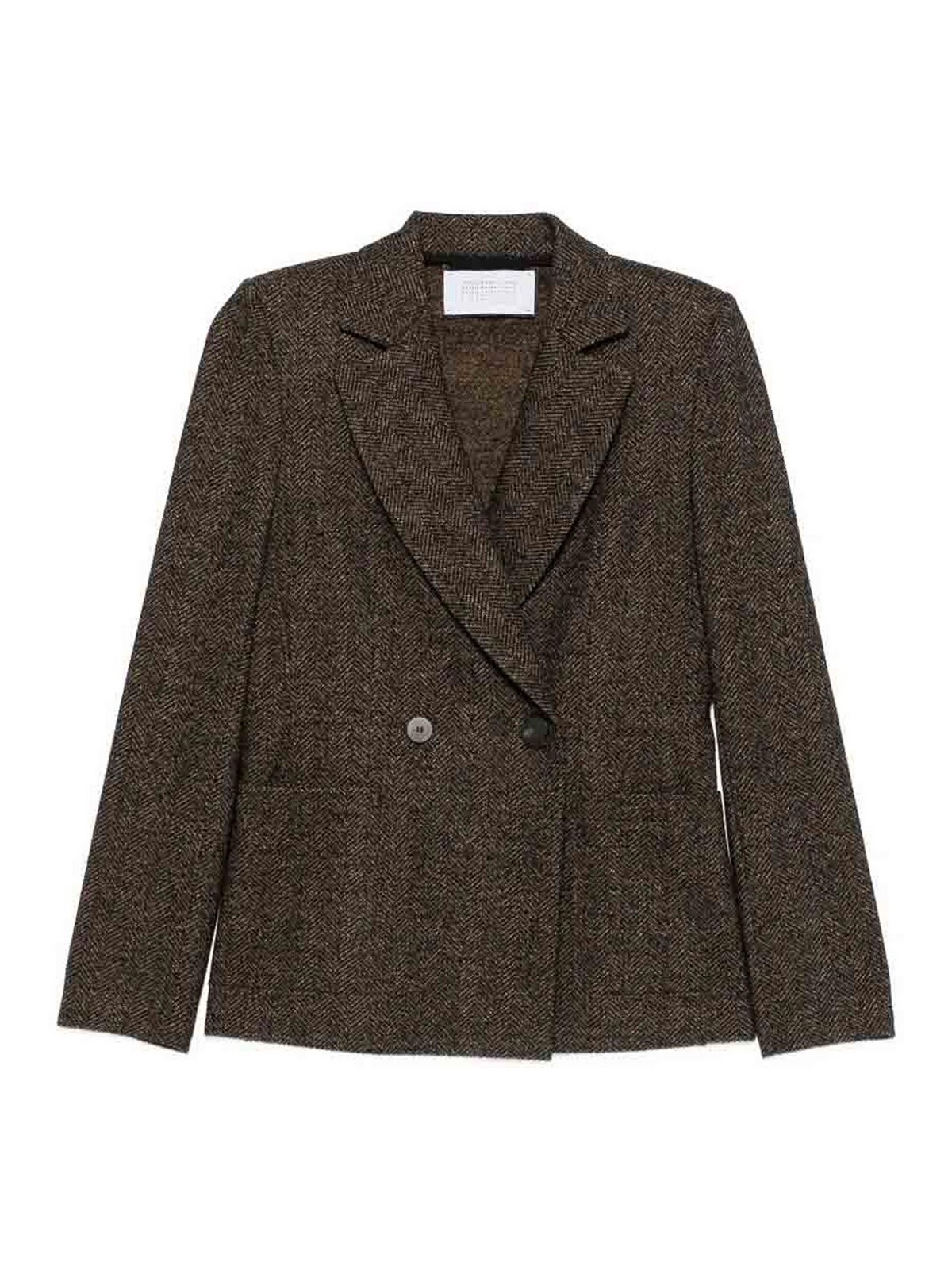Harris Wharf London Veste Casual - Marron