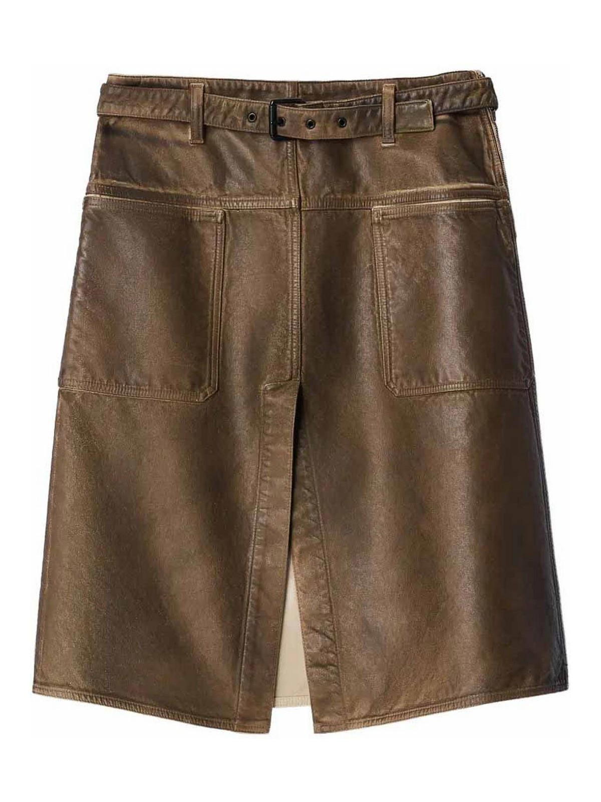 Lemaire Jupe Midi - Marron