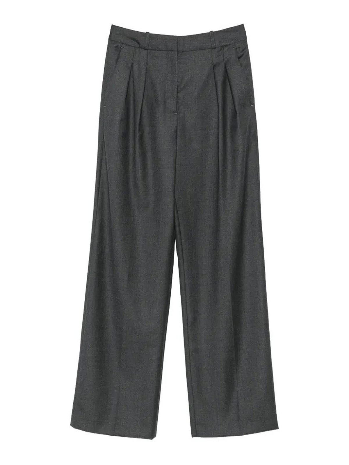 Loulou Studio Pantalons Décontractés - Gris