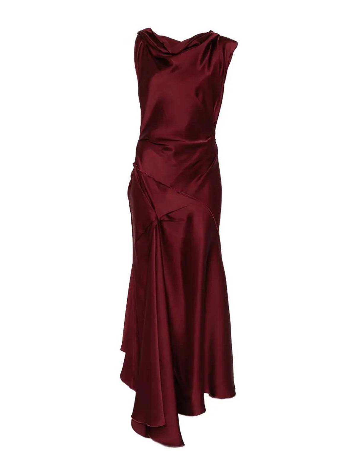 Victoria Beckham Robe De Cocktail - Rouge Brun