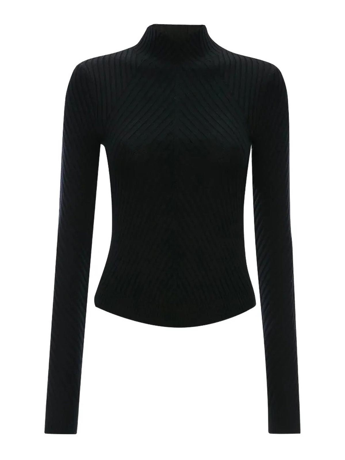 Victoria Beckham Pull Col Rond - Noir