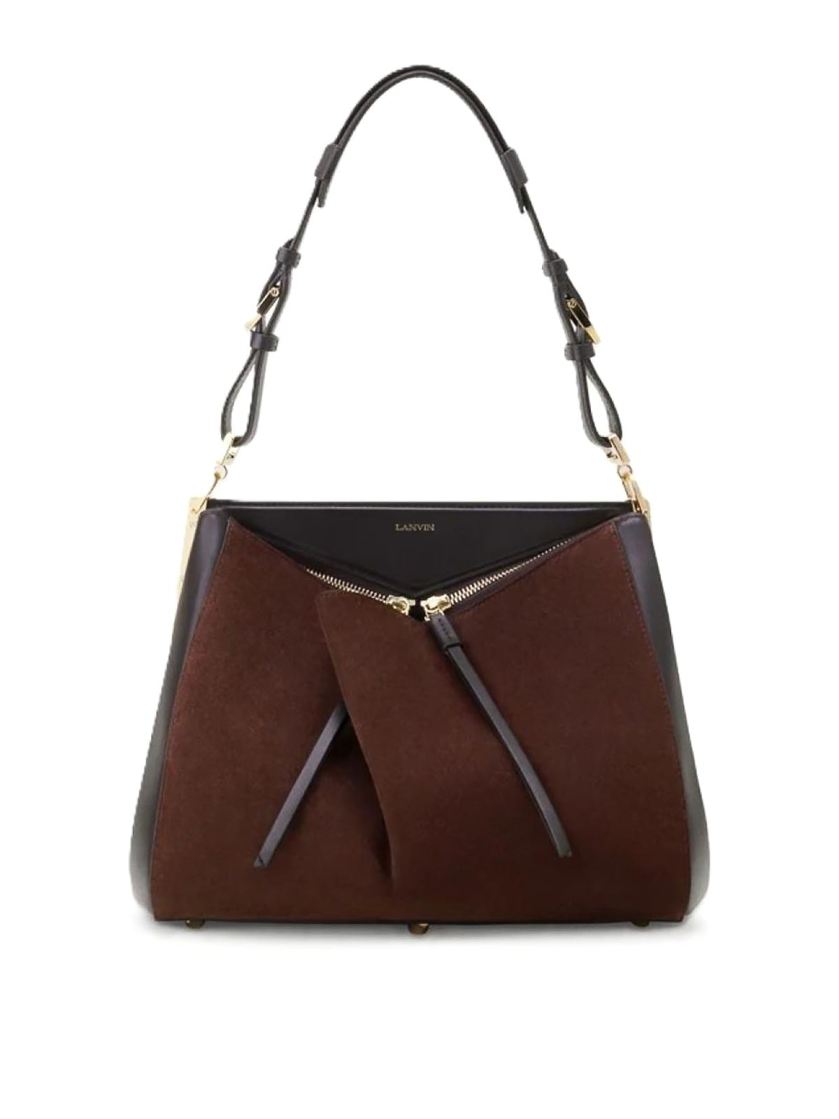 Lanvin Sac Porté Épaule - Marron