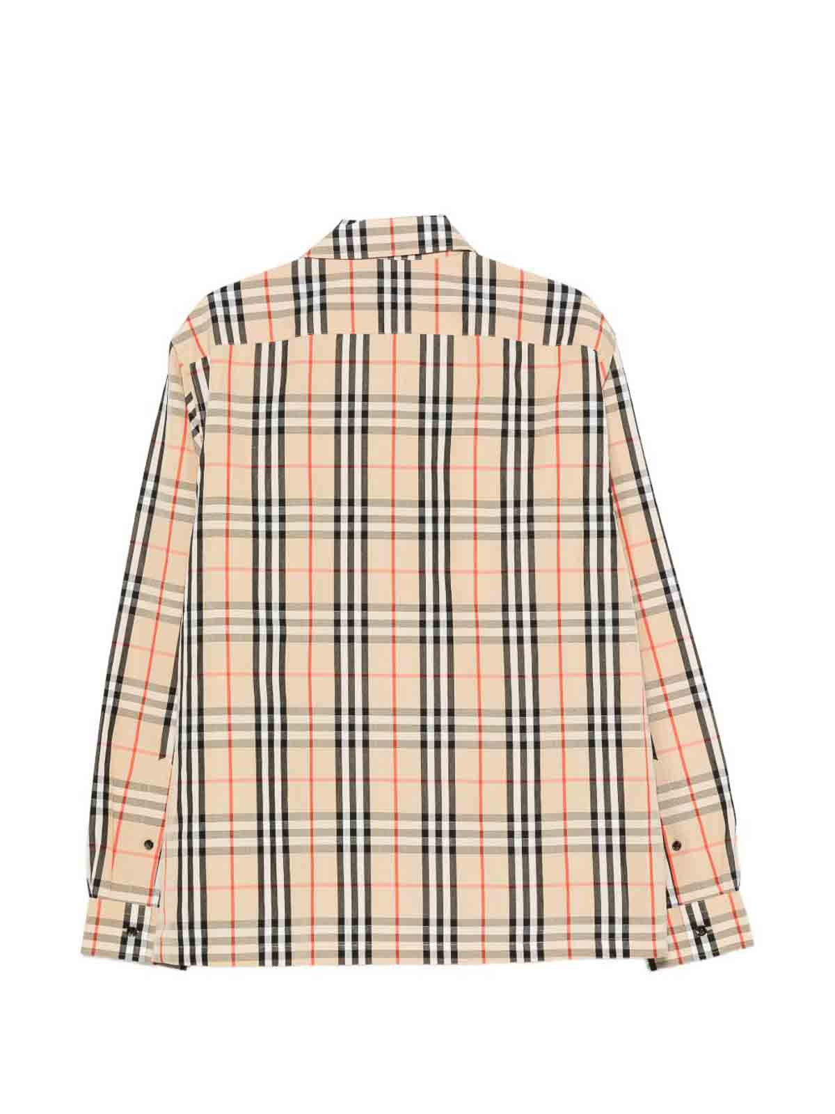 Burberry Check-pattern Zip-fastening Overshirt In Multi