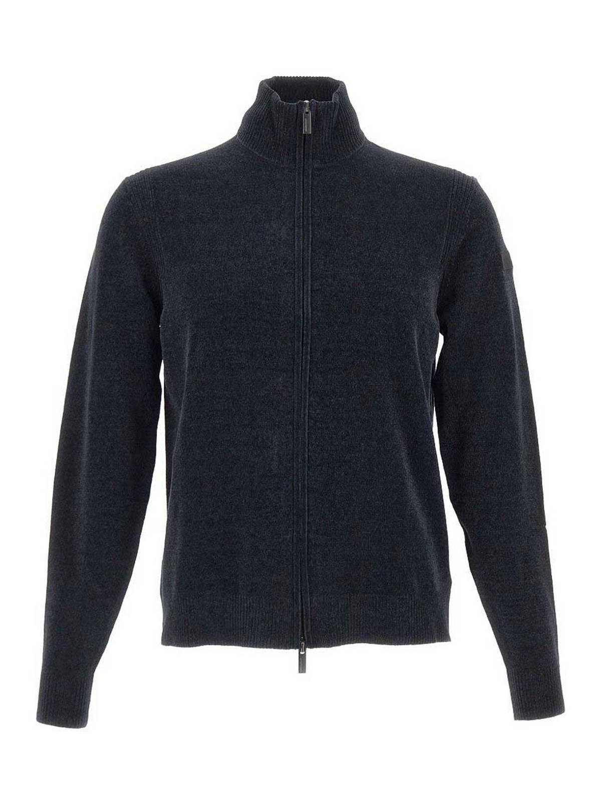 RRD Roberto Ricci Designs Pull Col Rond - Bleu Foncé