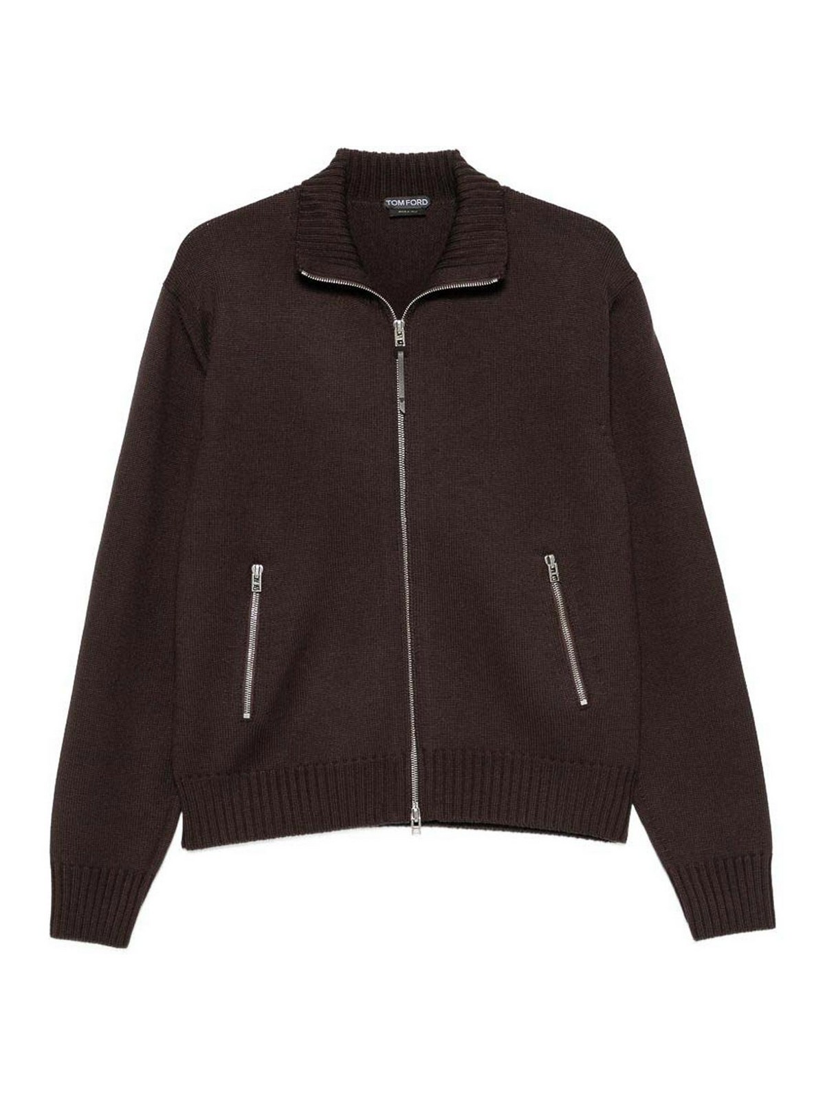 Tom Ford Crew-neck Sweater In Brown