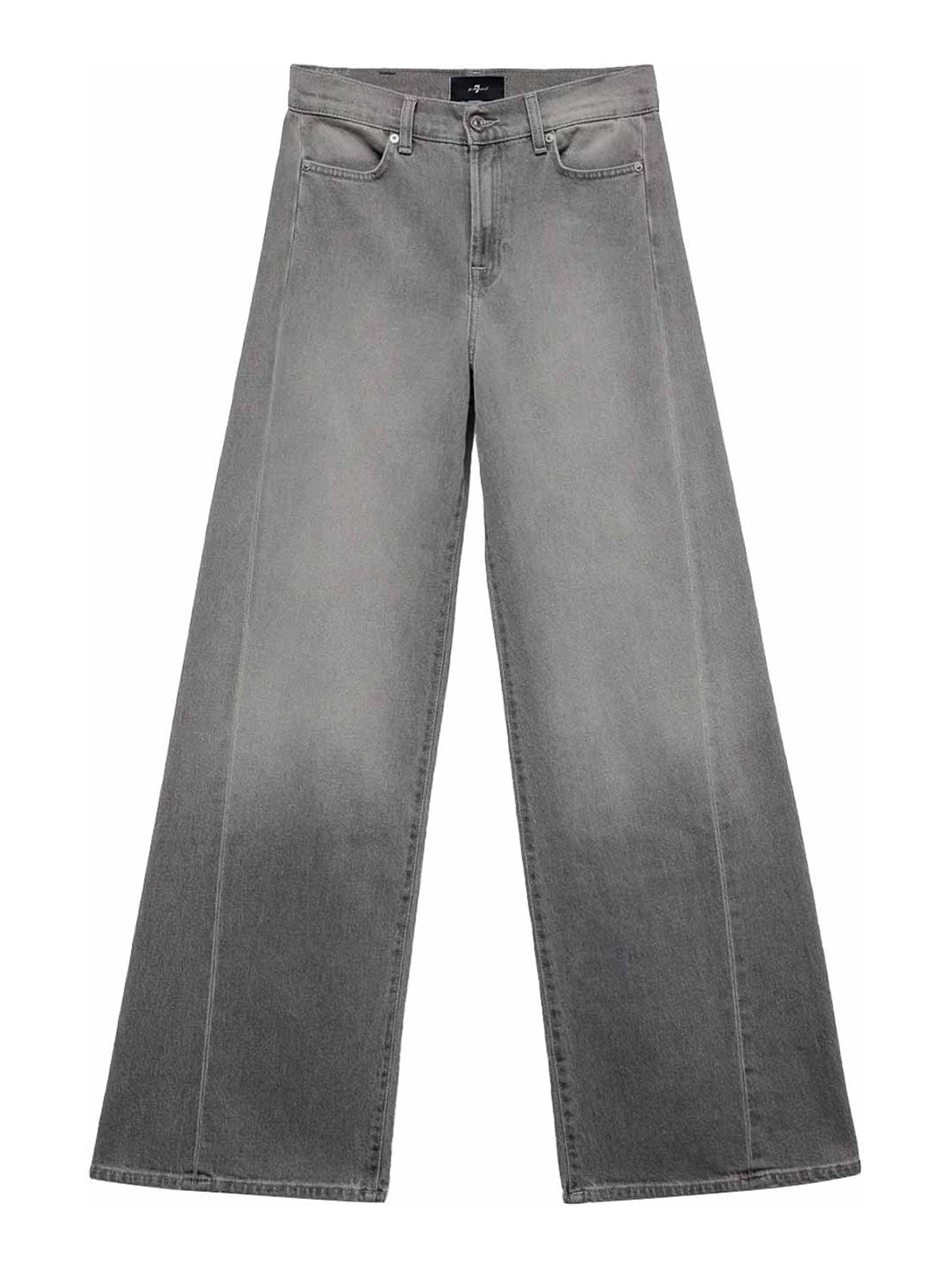 7 For All Mankind Jean Droit - Gris