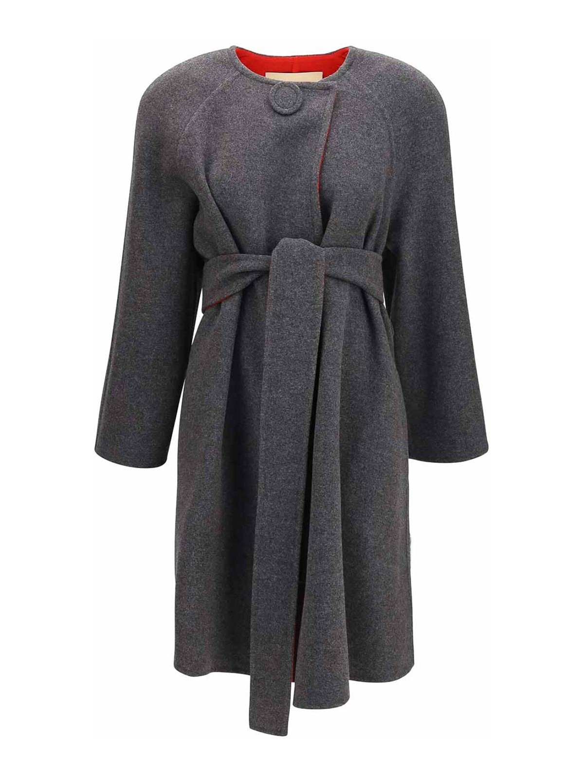 Valentino Garavani Manteau Long - Gris