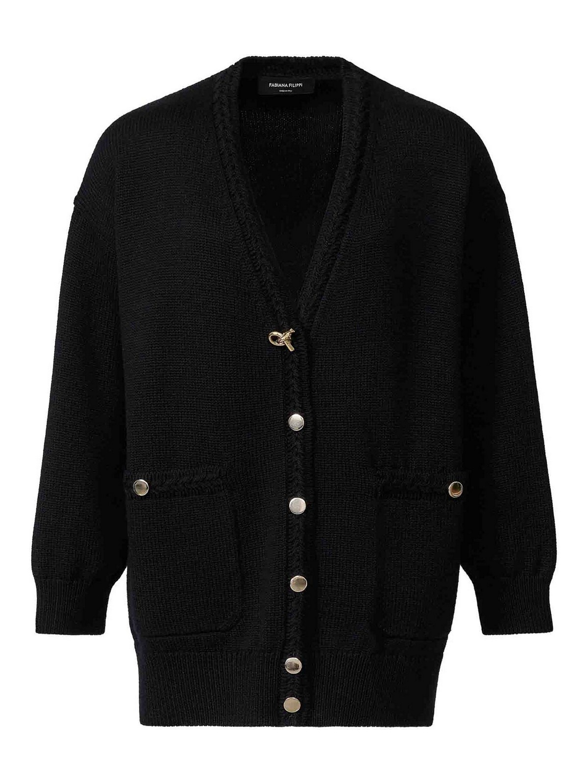 Fabiana Filippi Pull Col Rond - Bleu