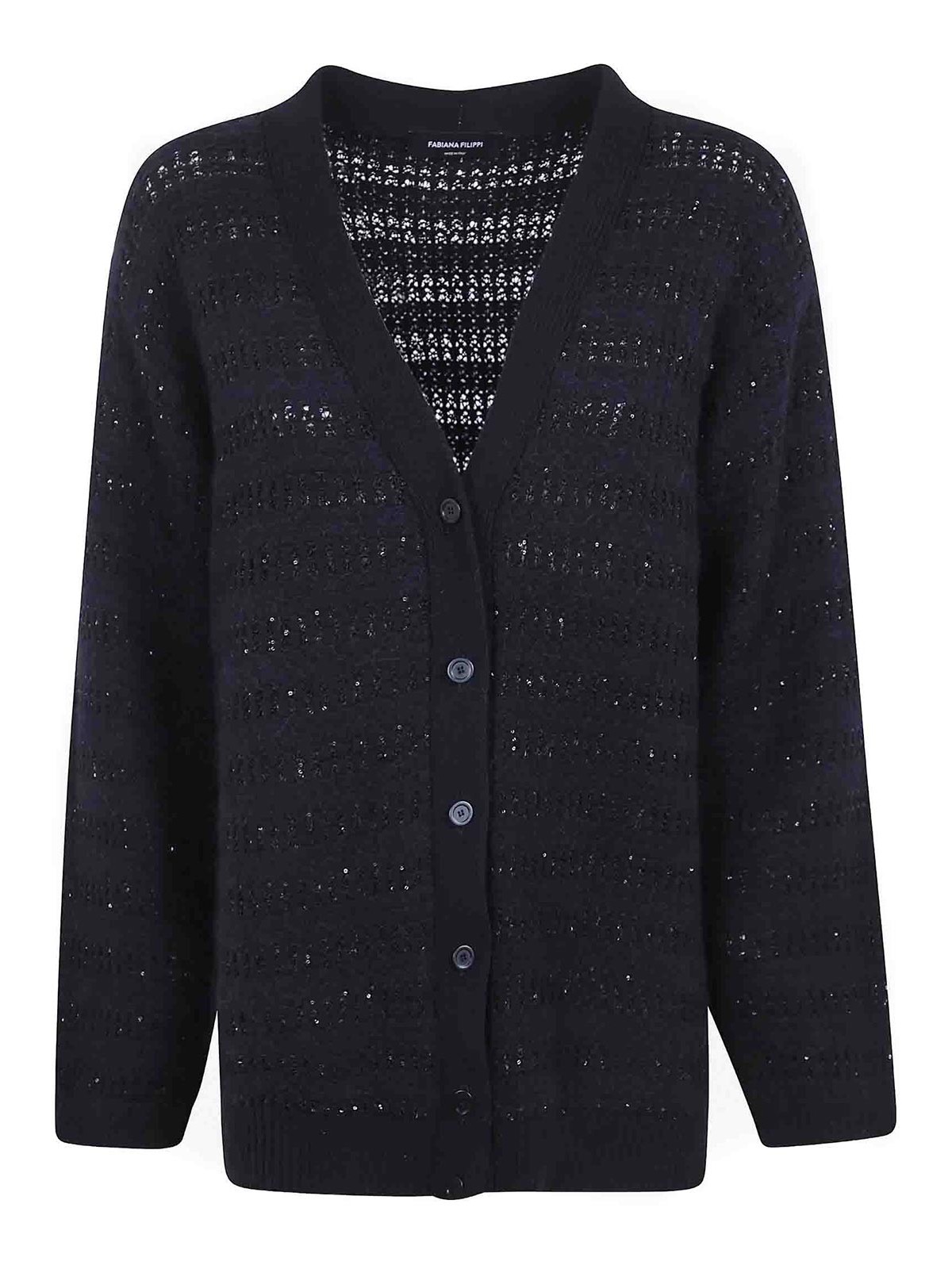 Fabiana Filippi Pull Col Rond - Noir