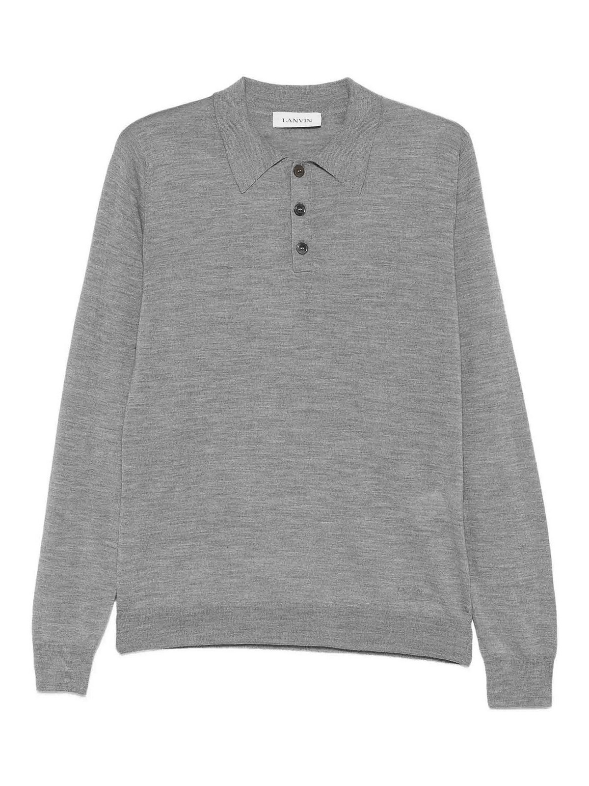 Lanvin Pull Col Rond - Gris