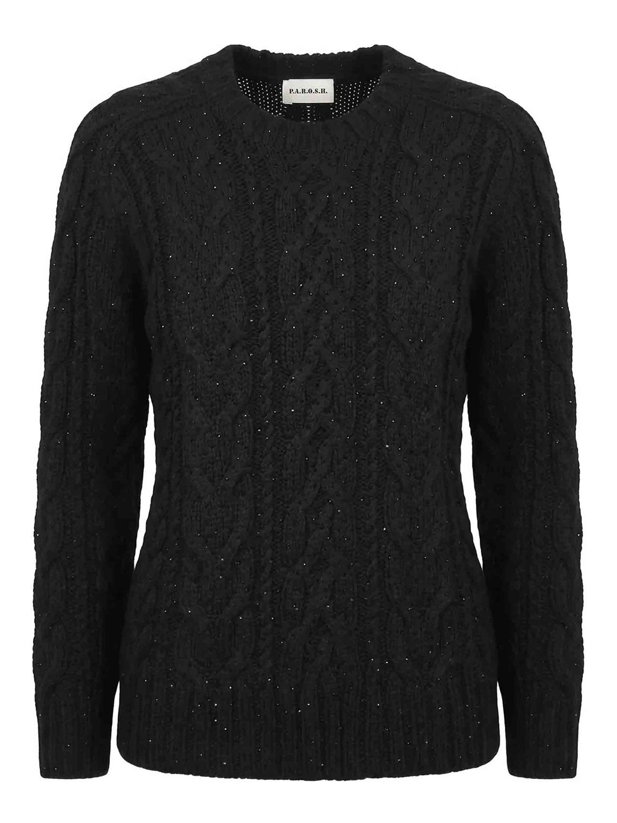 P. A.R. O.S. H. Pull Col Rond - Noir