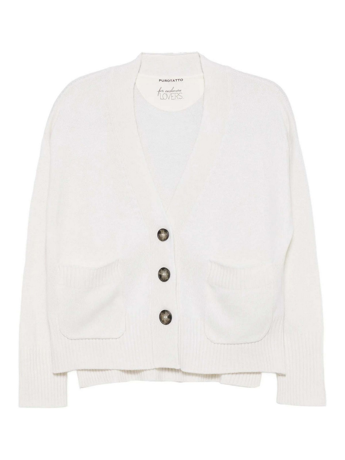 Purotatto Pull Col Rond - Blanc