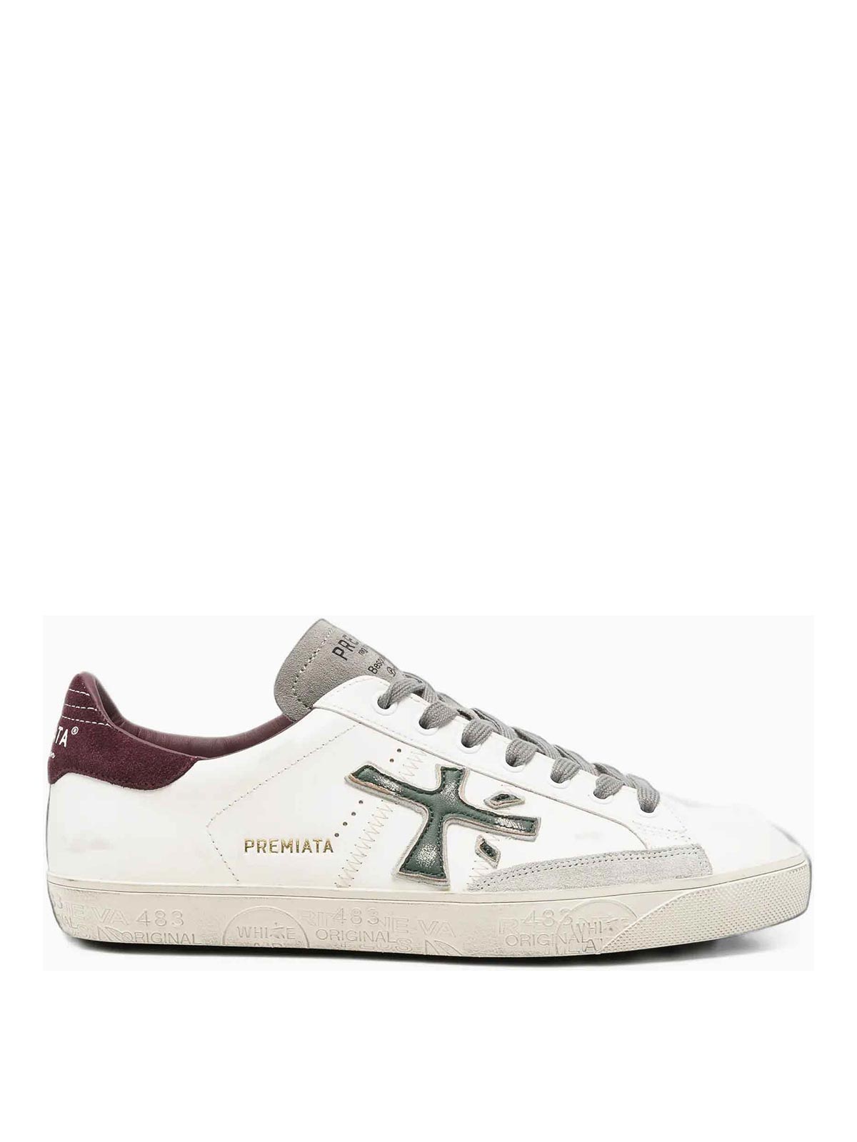 Premiata Baskets - Blanc