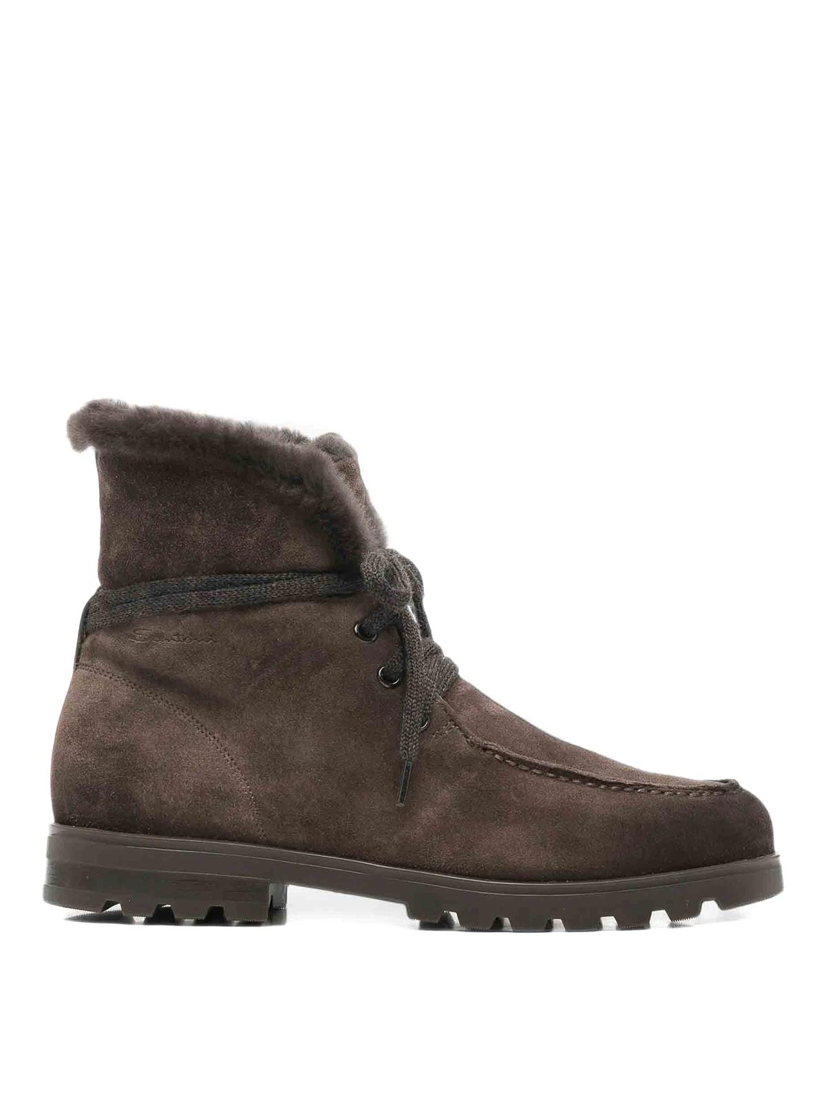 Santoni Bottes - Marron