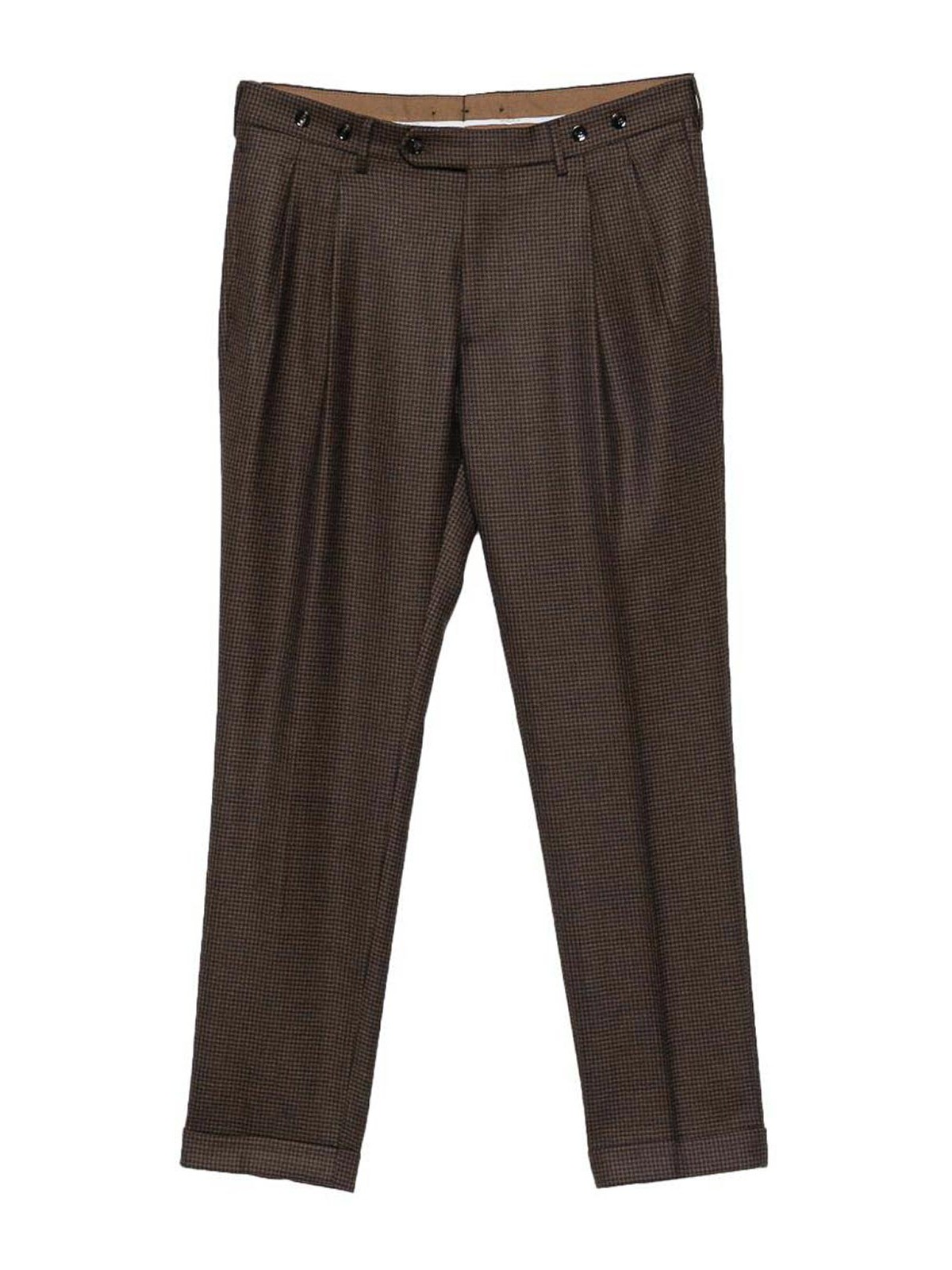 Berwich Pantalons Décontractés - Marron
