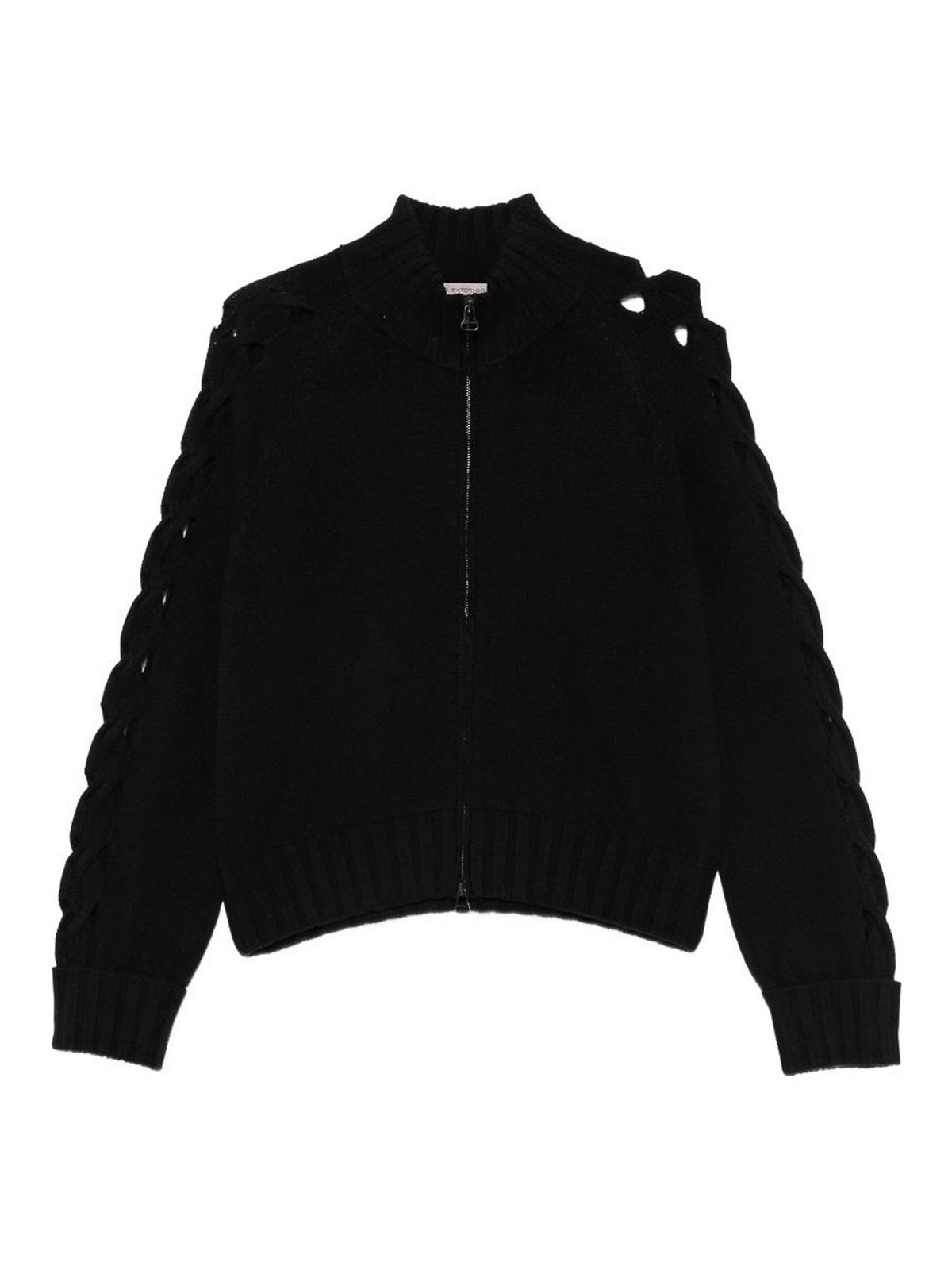 D. Exterior Pull Col Rond - Noir