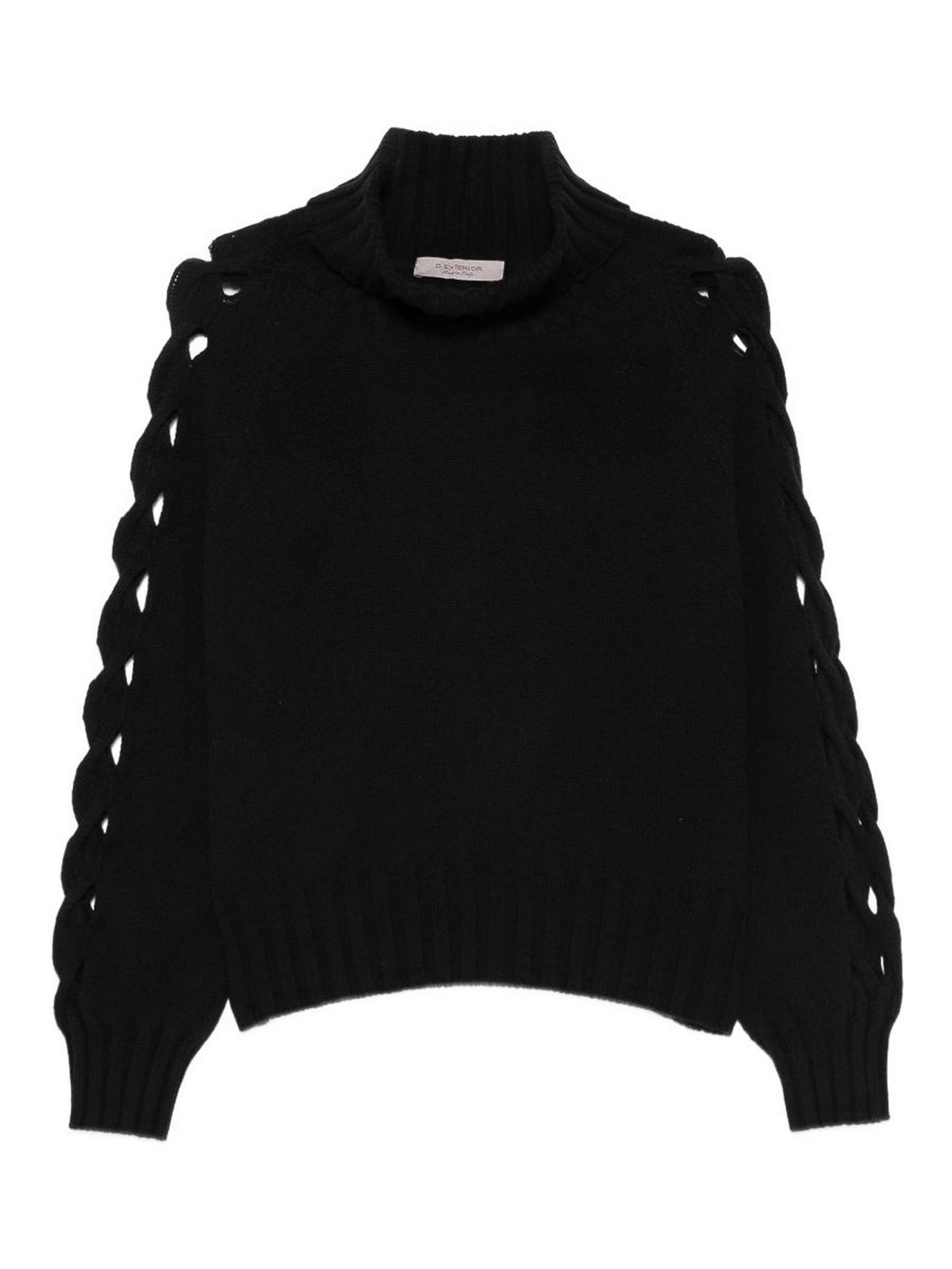 D. Exterior Pull Col Rond - Noir
