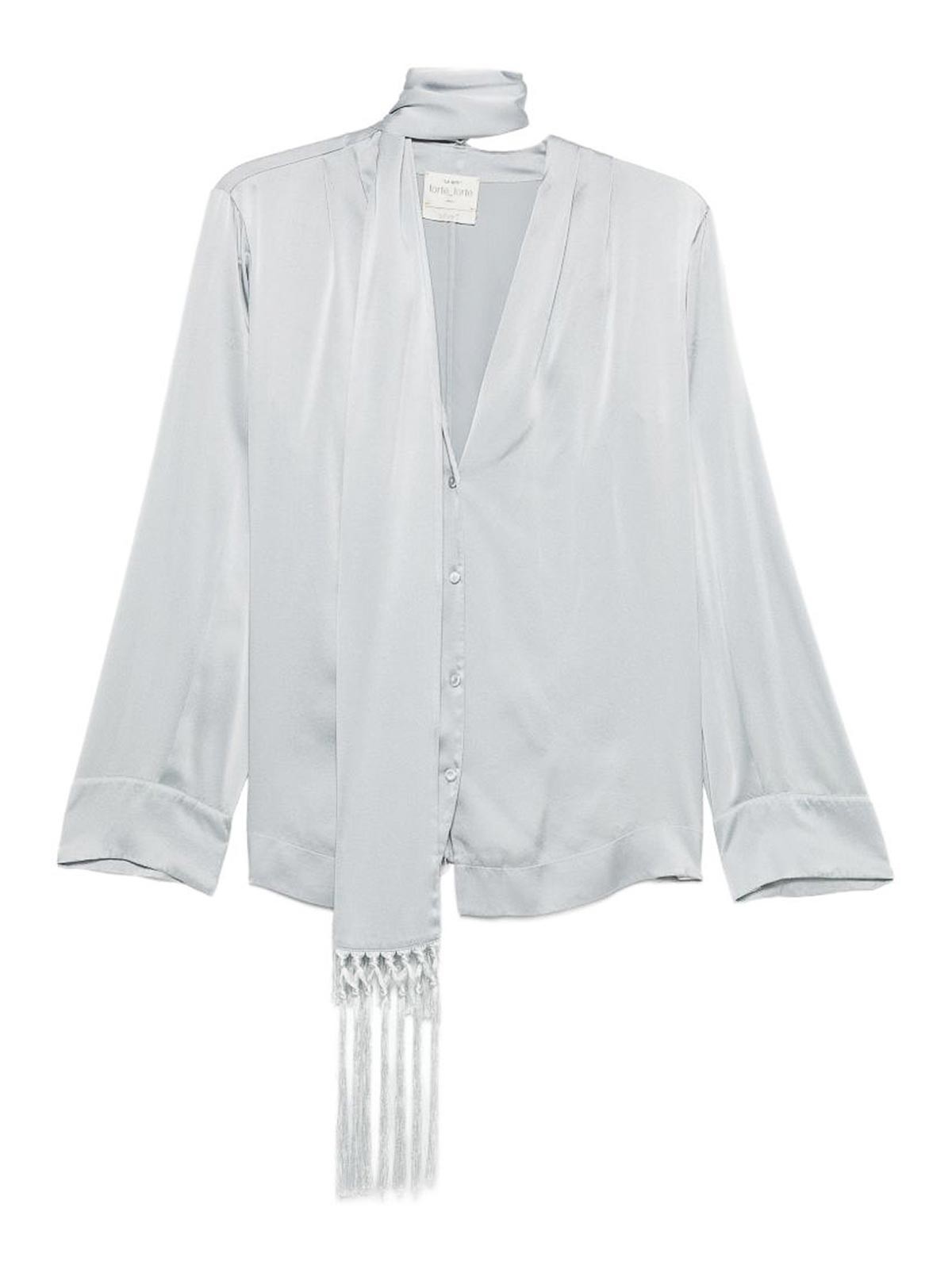 Forte Forte Blouse - Gris Clair