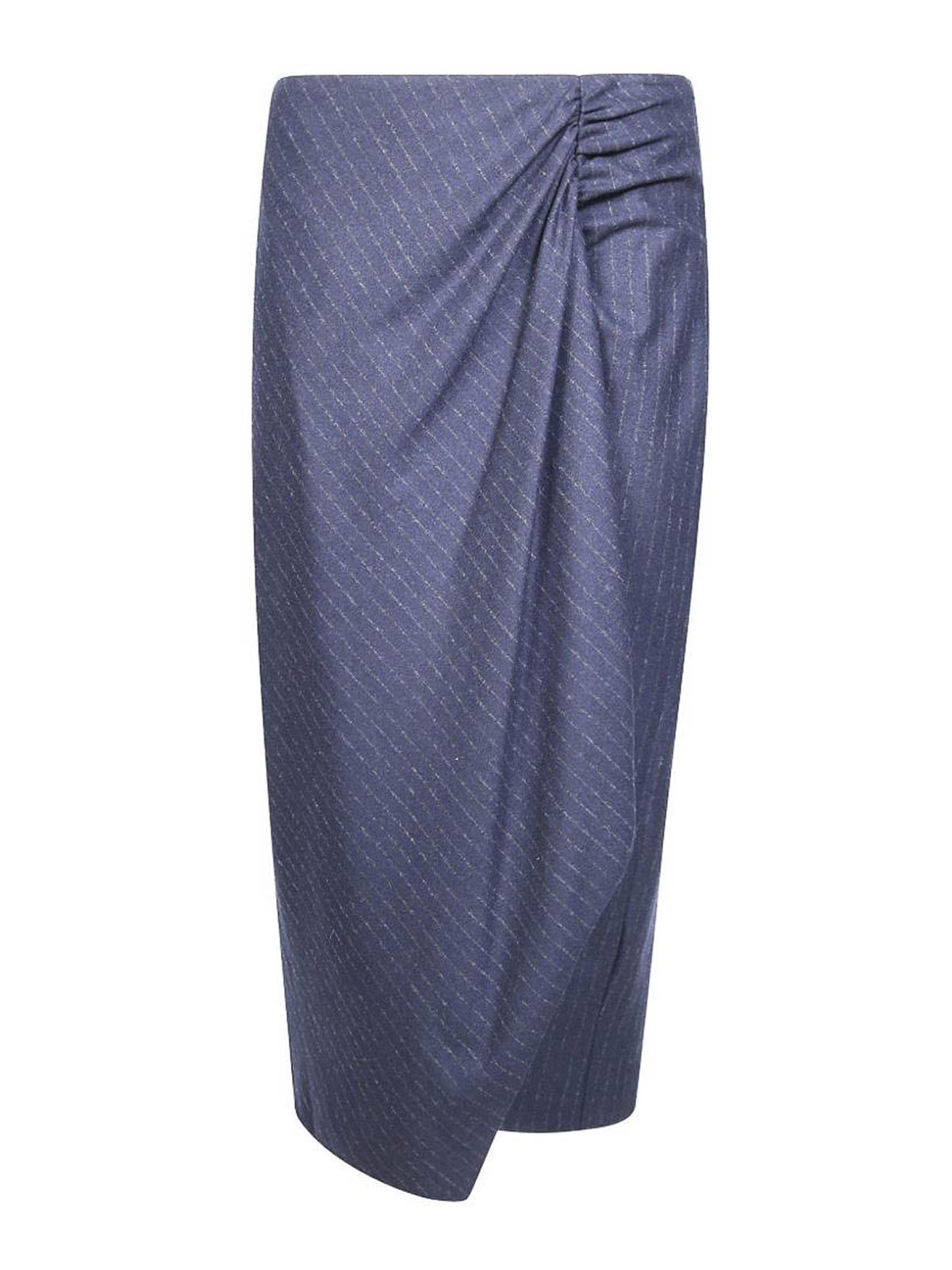 Pinko Jupe Midi - Bleu