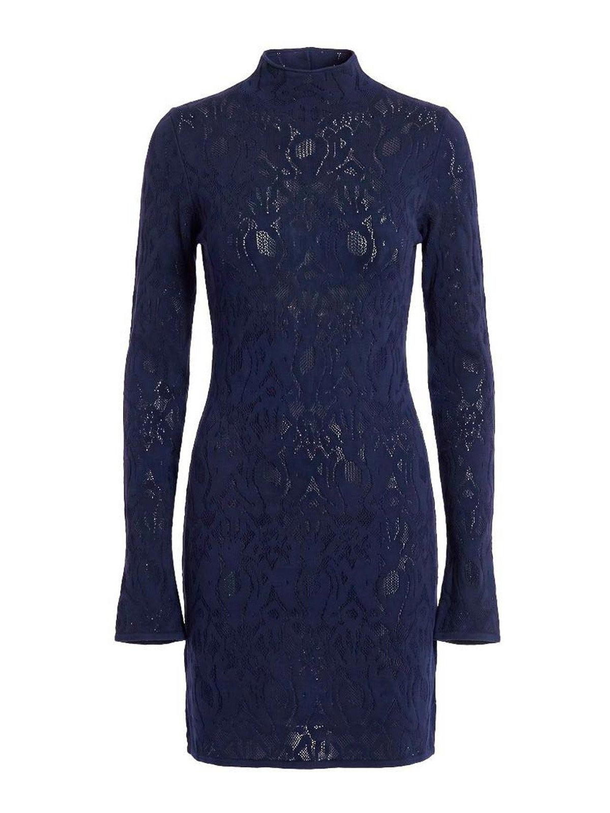 Dondup Robe Au Genou - Bleu