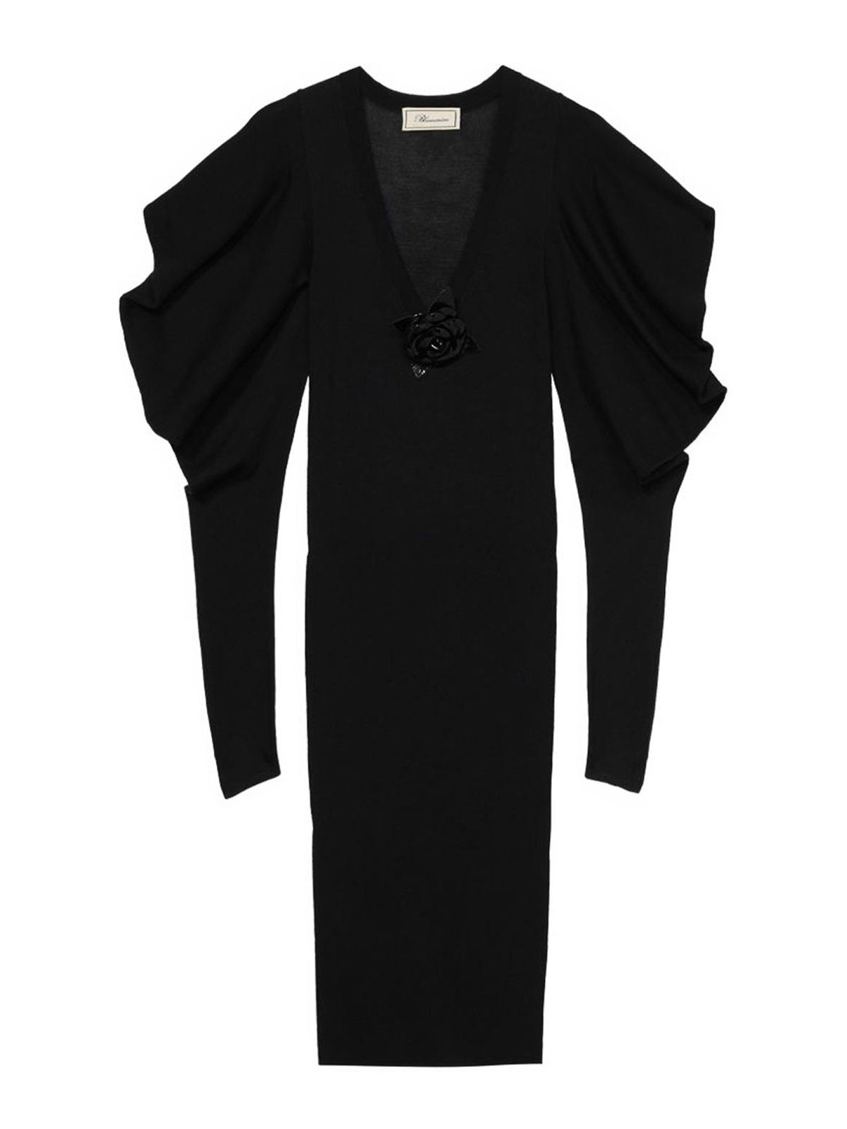 Blumarine Robe Au Genou - Noir