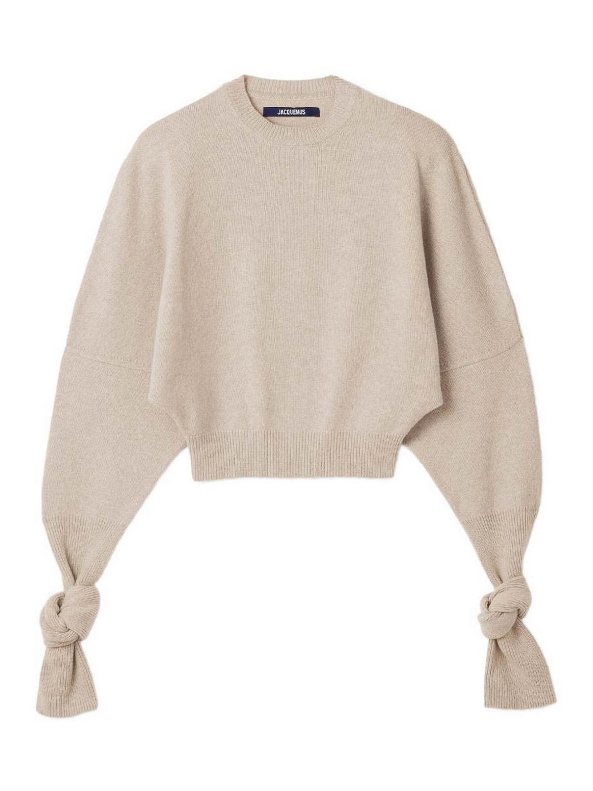 Jacquemus Pull Col Rond - Beige