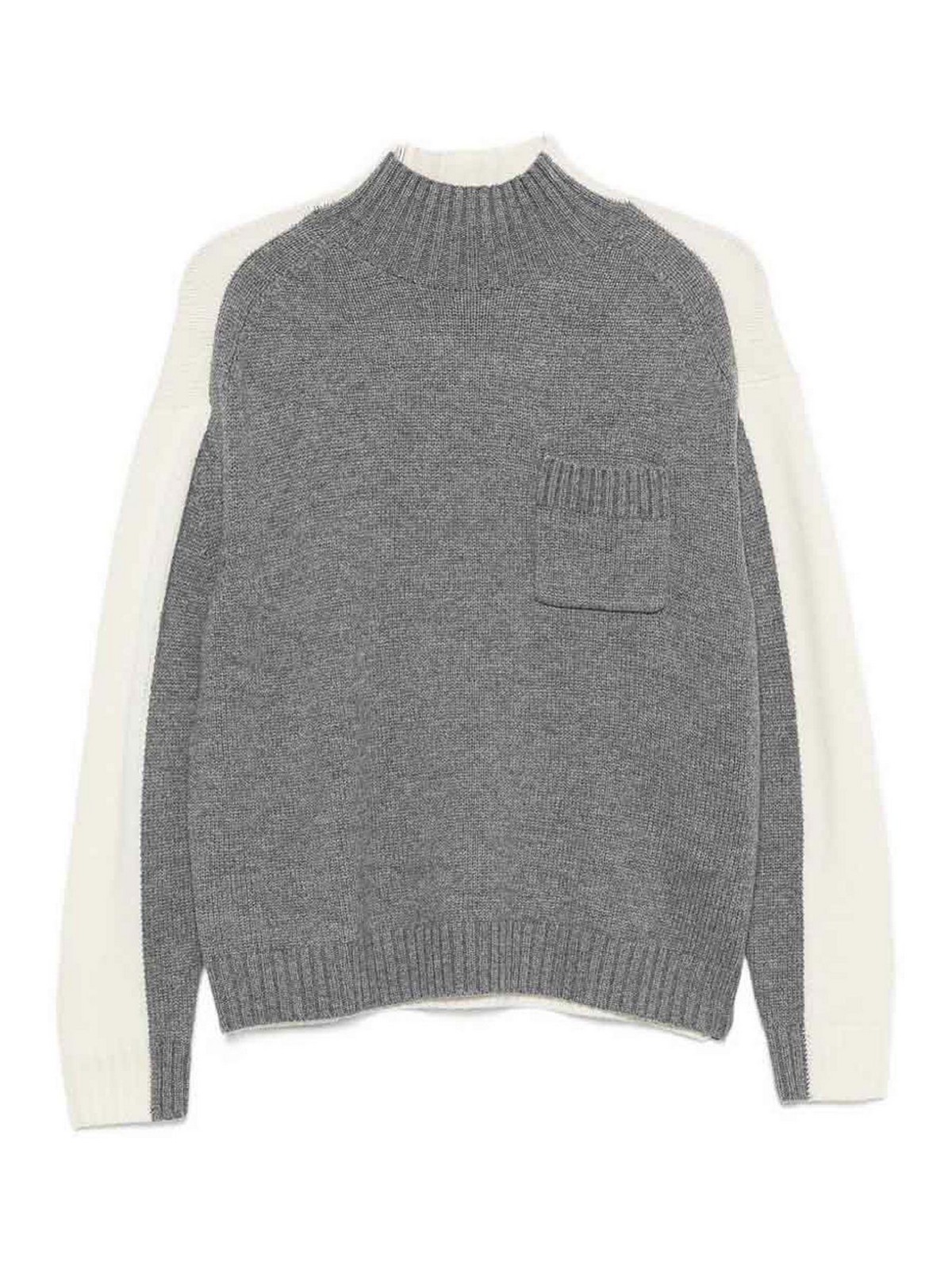 Semicouture Pull Col Rond - Gris