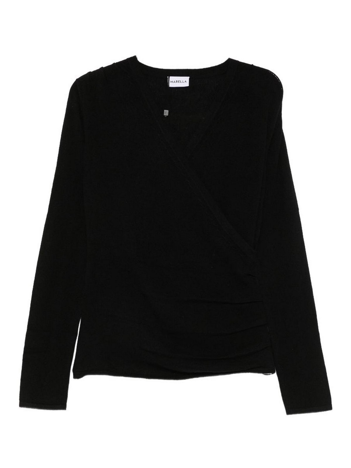 Marella Pull Col Rond - Noir