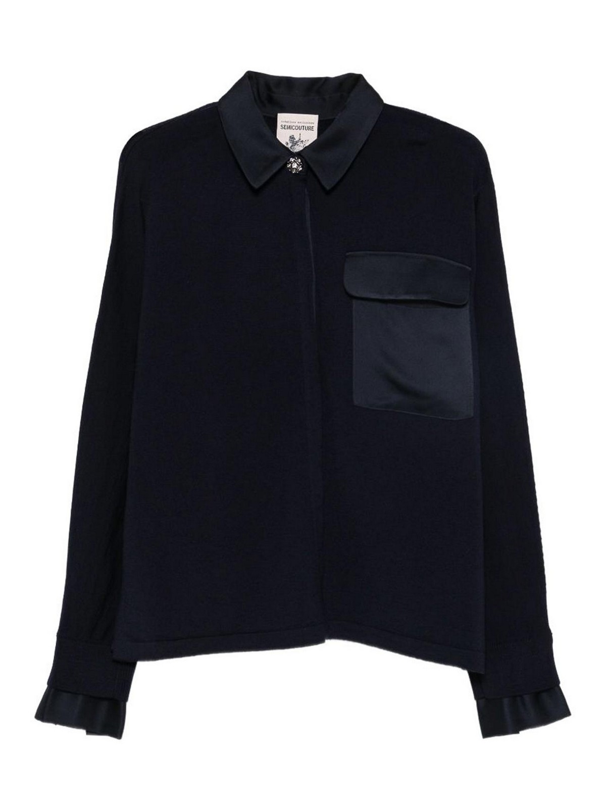 Semicouture Chemise - Bleu