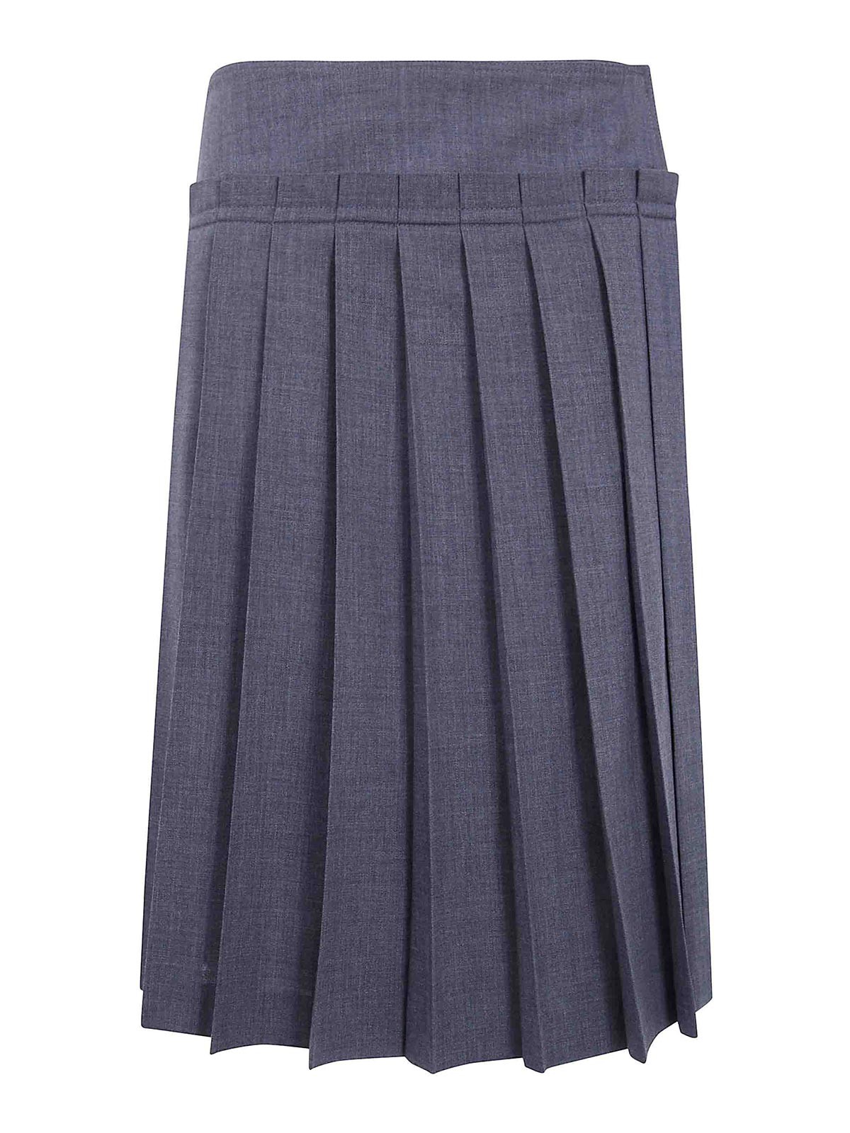 Ami Paris Jupe Midi - Gris