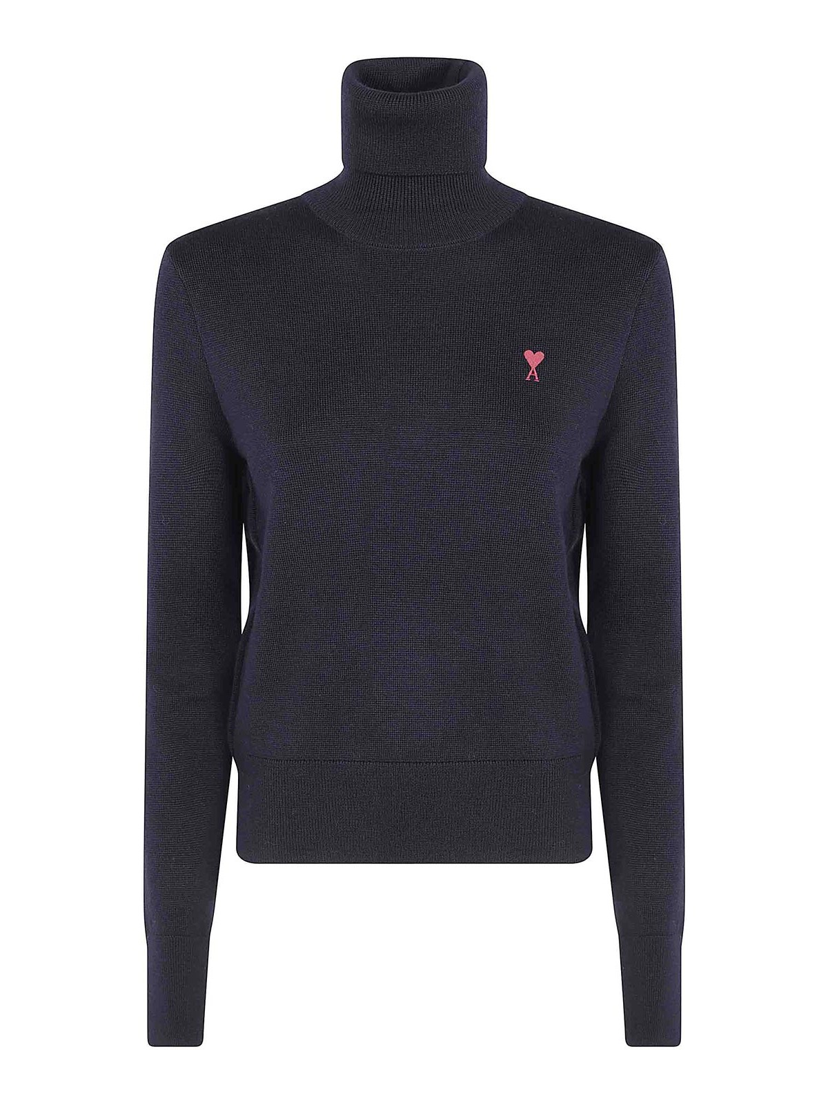 Ami Paris Pull Col Rond - Noir
